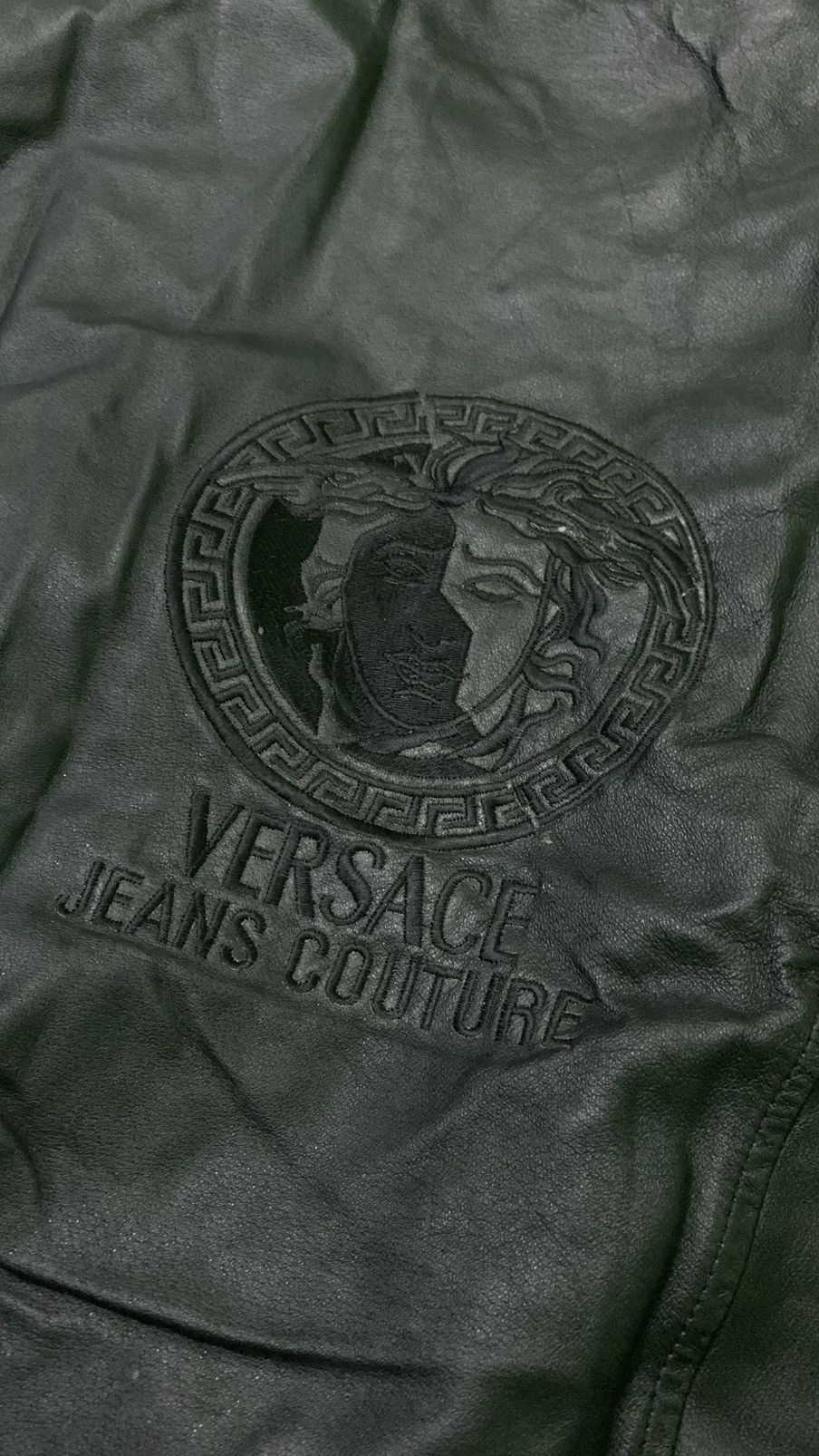 Versace Jeans Couture Vtg Jacket Leather Versace Jeans Couture Size US M / EU 48-50 / 2 - 9 Thumbnail