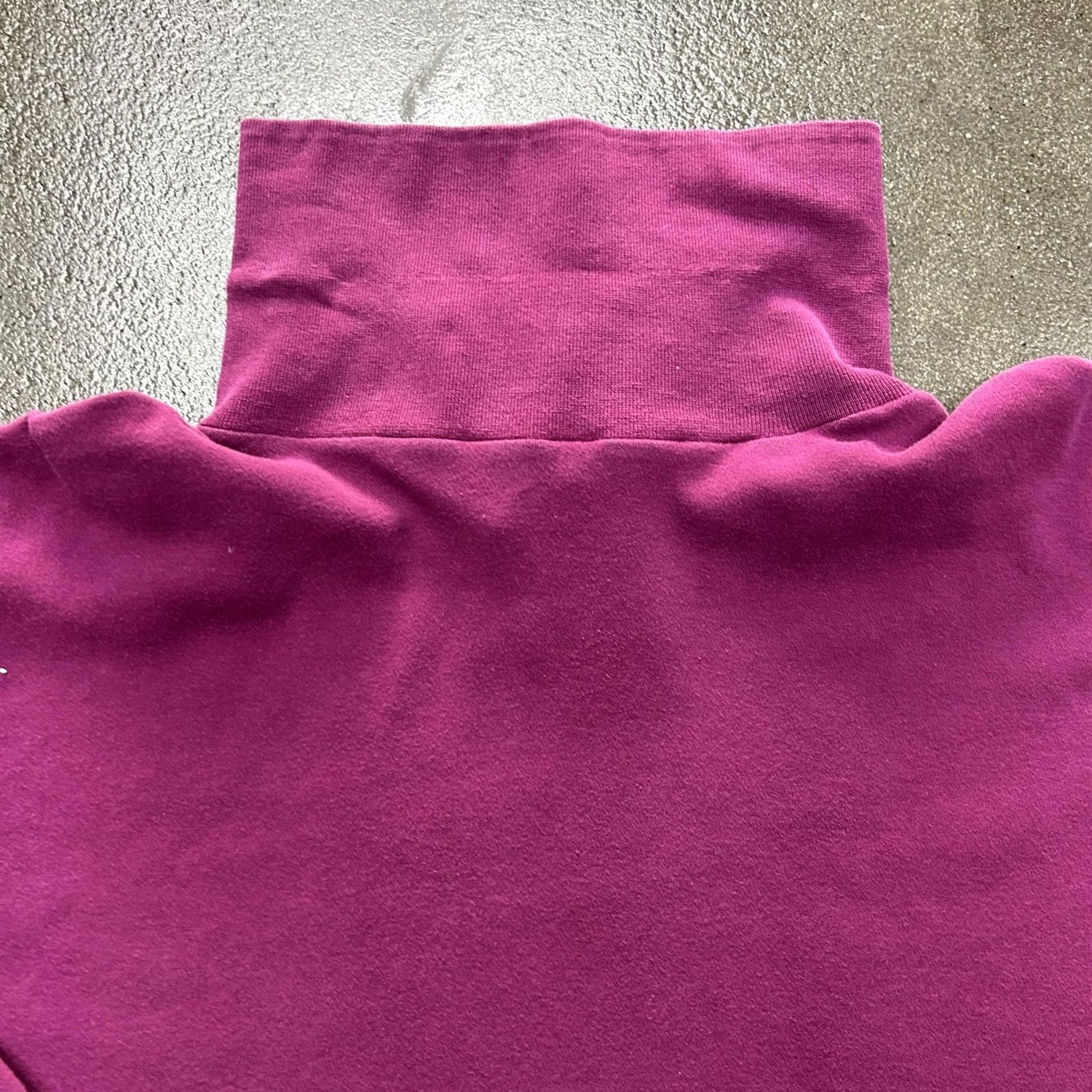 Vintage Harbor Bay Sweatshirt Mens 2XL Purple Mock Neck Long Sleeve Pullover Casual Size US XXL / EU 58 / 5 - 2 Thumbnail