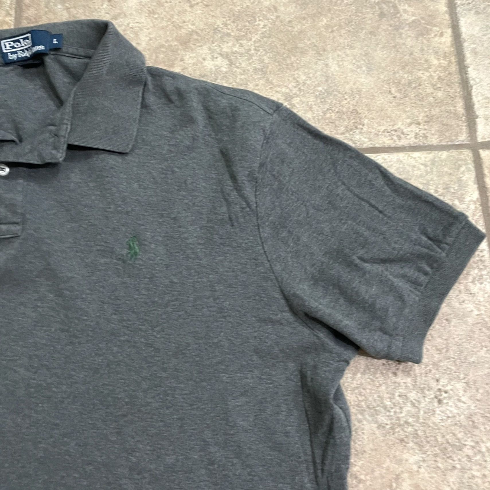 Polo Ralph Lauren Polo Ralph Lauren Polo Shirt Men L 100% Cotton Gray Mens Size US L / EU 52-54 / 3 - 2 Thumbnail
