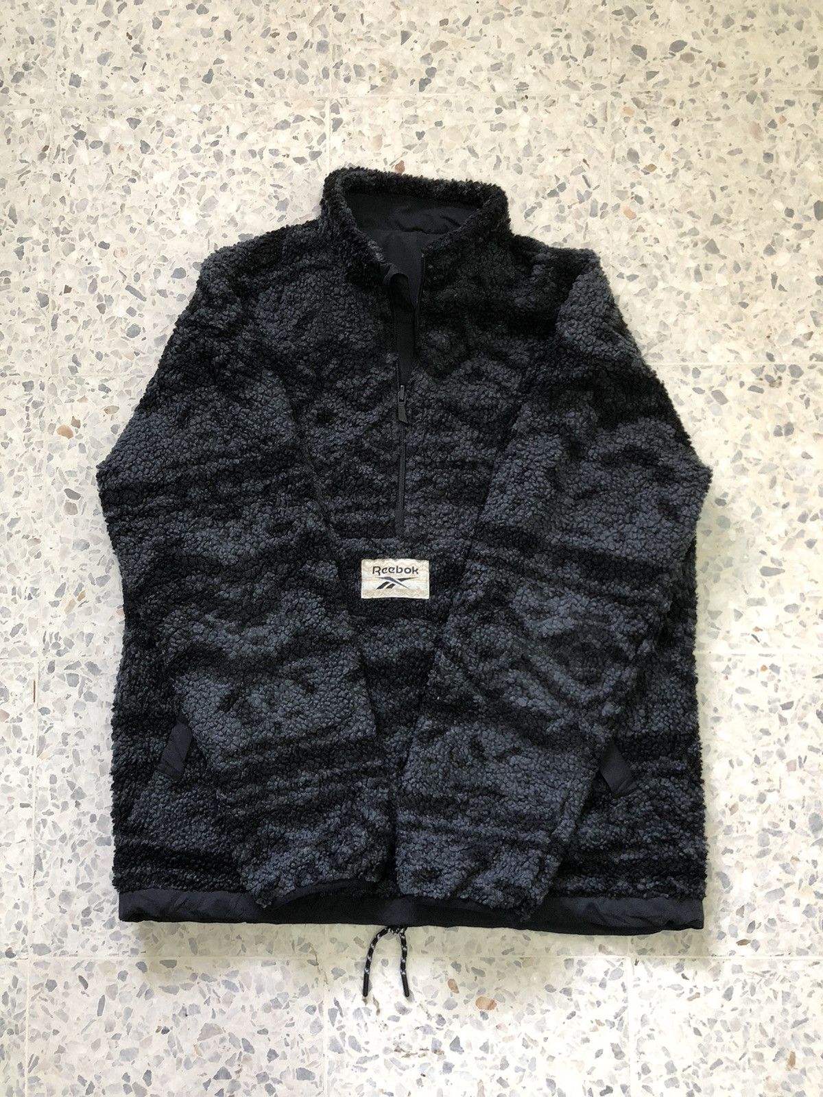 Reebok Vintage Y2K Reebok Reversible Fleece Sherpa Half Zip Jacket Size US XL / EU 56 / 4 - 1 Thumbnail