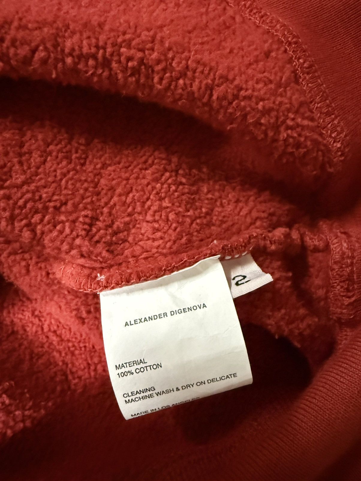 ALEXANDER DIGENOVA Alexander Digenova Red Logo Melt Lock Hoodie Size US L / EU 52-54 / 3 - 5 Thumbnail