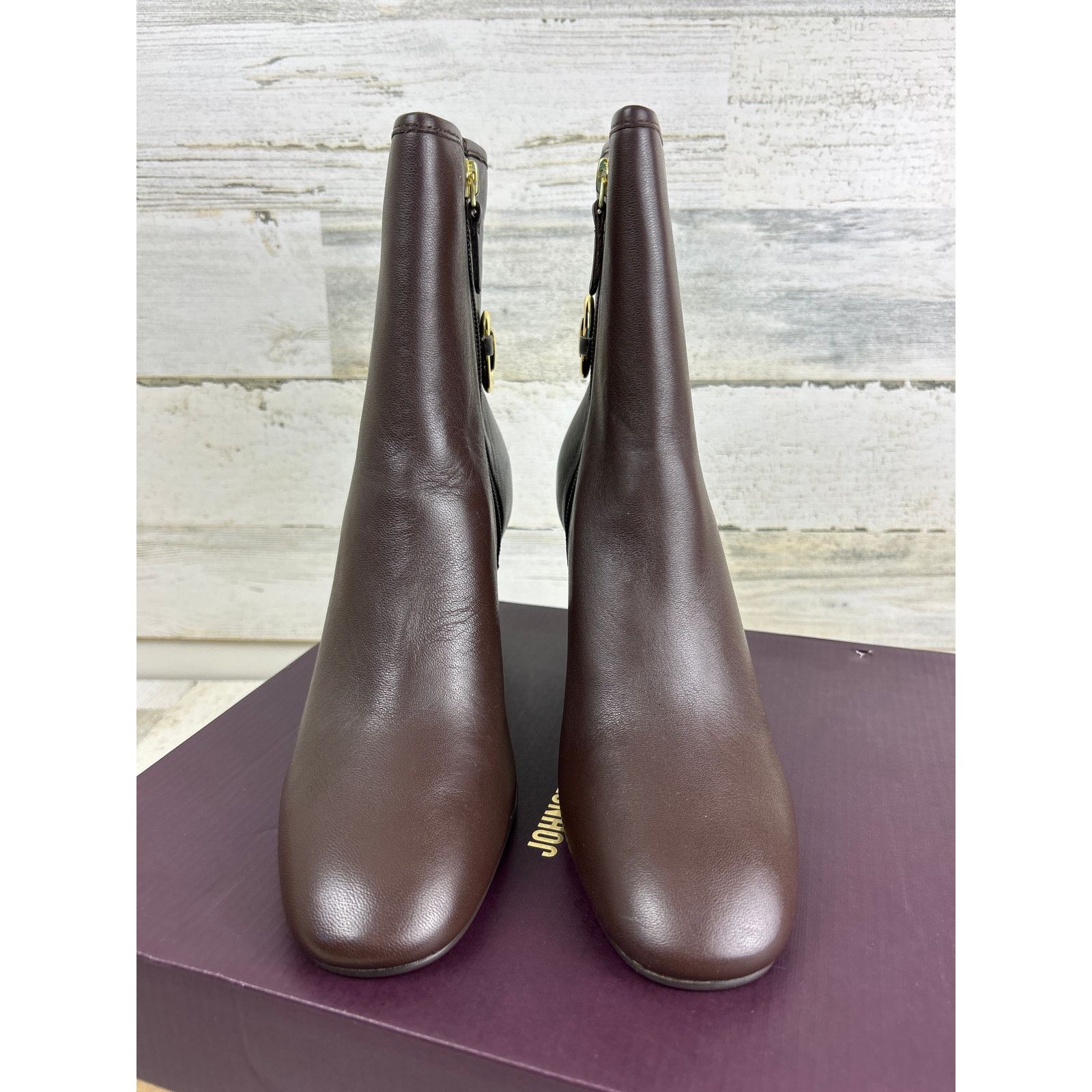 Johnston & Murphy Johnston & Murphy Charlotte womens 8 1/2 brown ankle boot Size US 8.5 / IT 38.5 - 2 Thumbnail