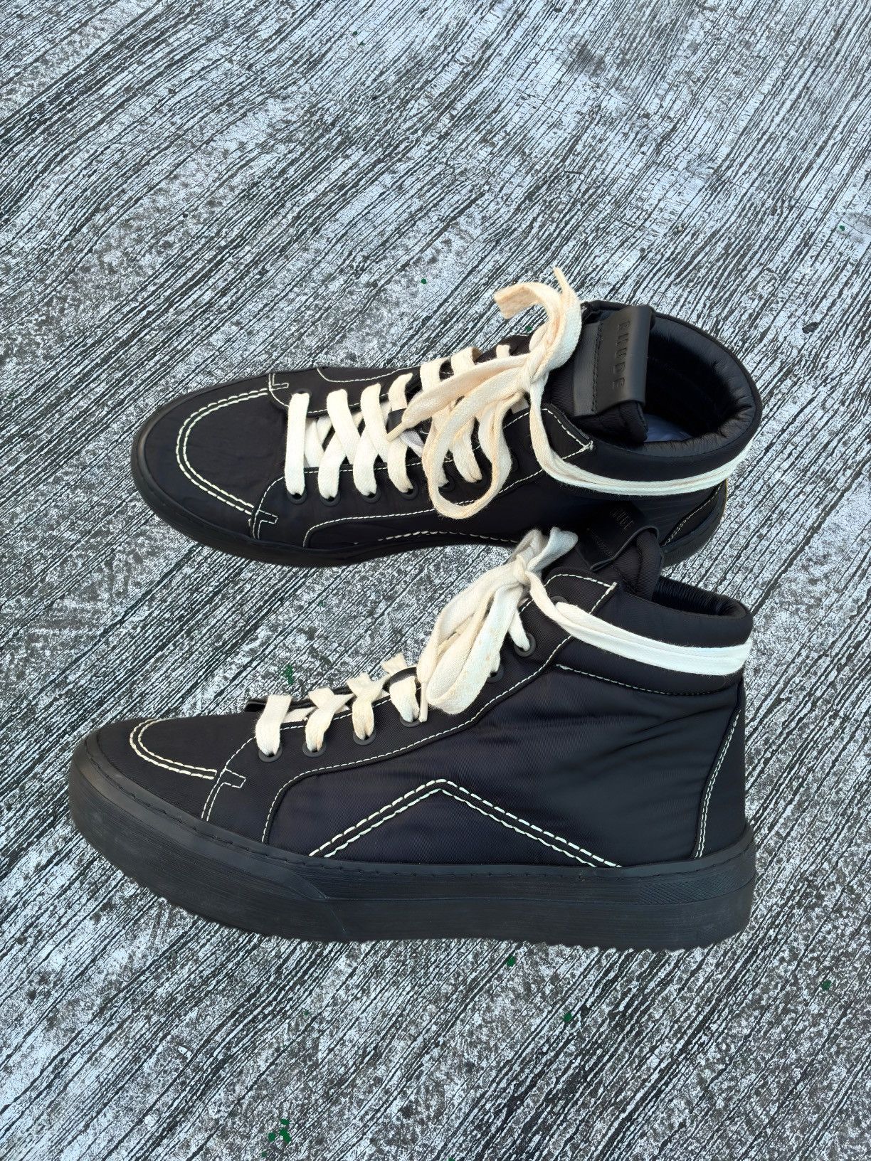 Rhude Rhude V1 High Sneaker in Black Size US 10 / EU 43 - 3 Thumbnail