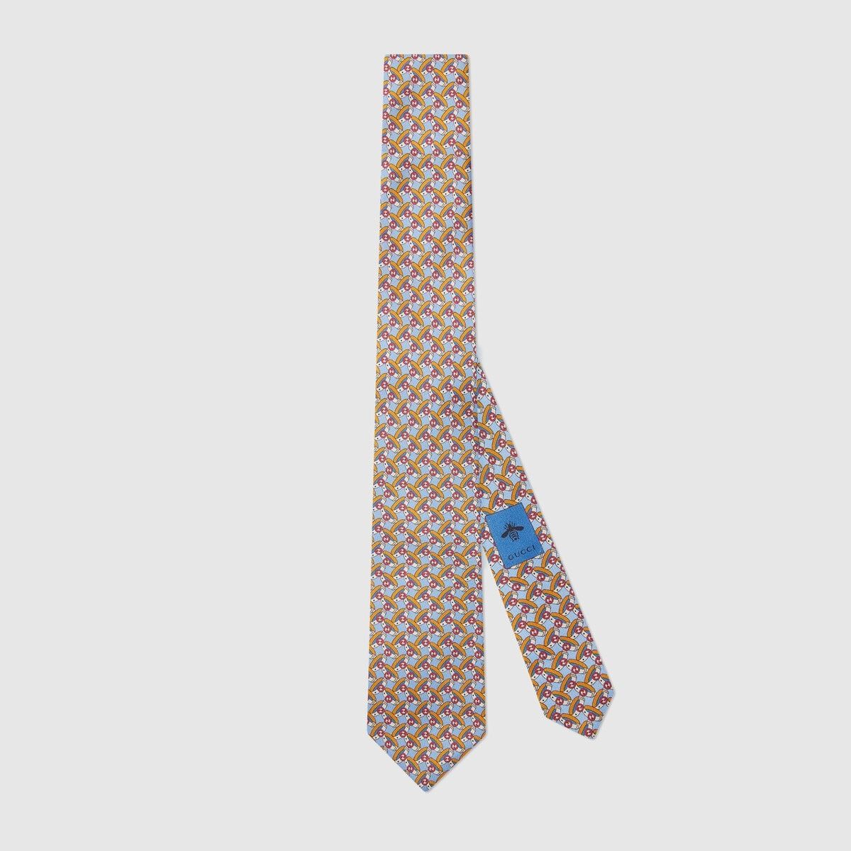 Gucci o1mt1gz0225 Size: OS / Round Interlocking G Belts Silk Tie Size ONE SIZE - 1 Thumbnail
