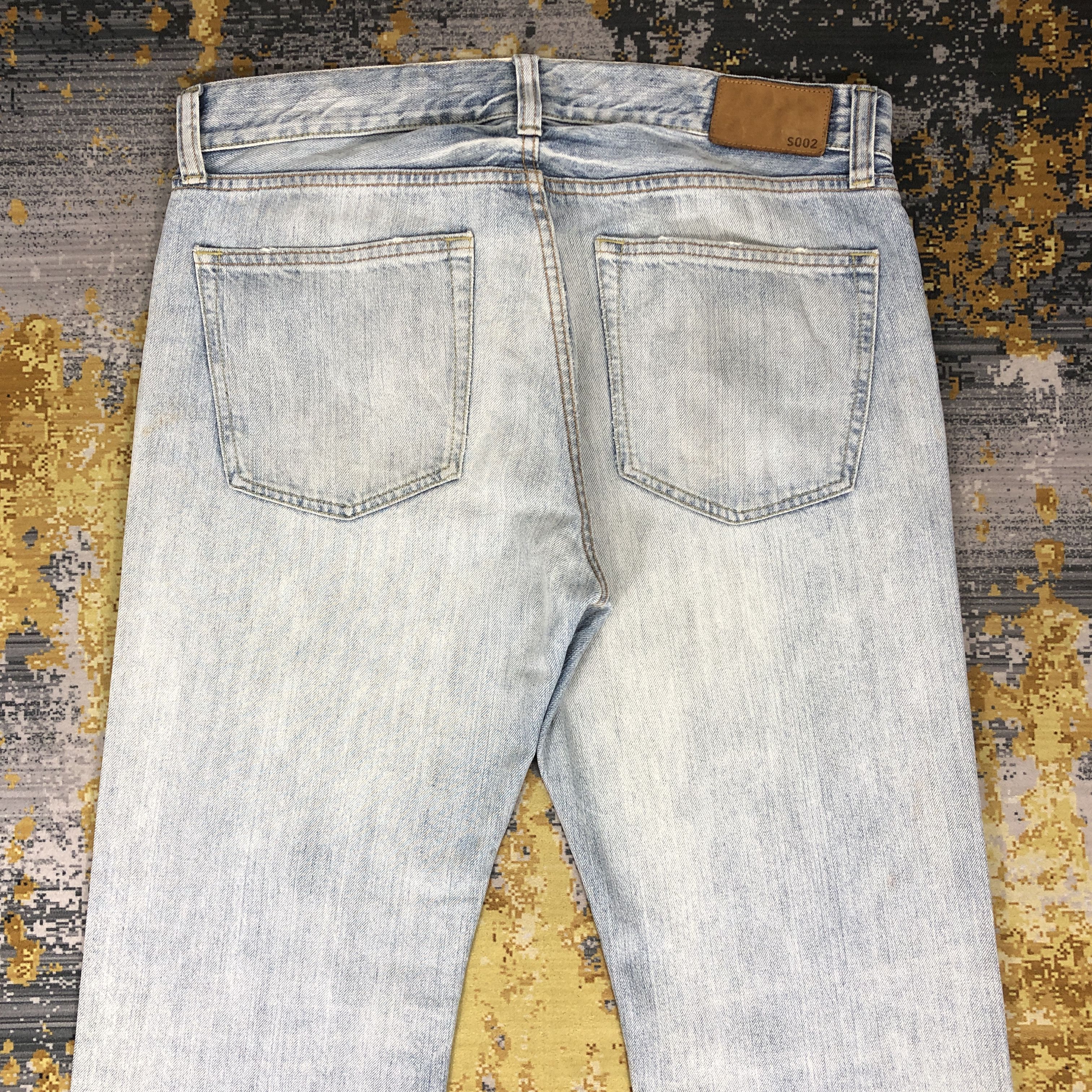 Uniqlo × Vintage Uniqlo Jeans Regular Straight Denim 35 x 33 L1288 Size US 35 - 6 Thumbnail