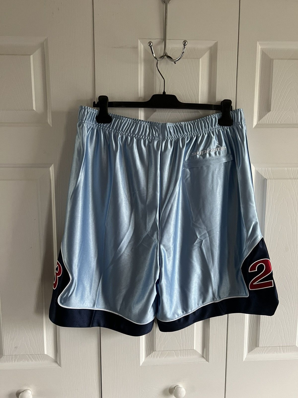 Supreme Supreme Jordan Basketball Shorts Blue size xl Size US 36 / EU 52 - 7 Thumbnail