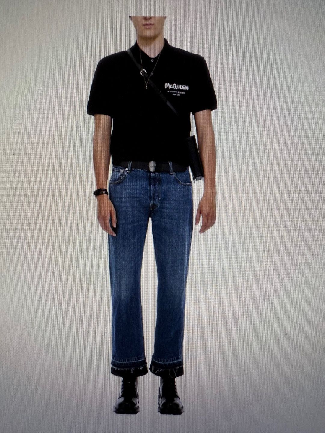Alexander McQueen Alexander McQueen Blue Straight Leg Jeans Size US 36 / EU 52 - 2 Thumbnail