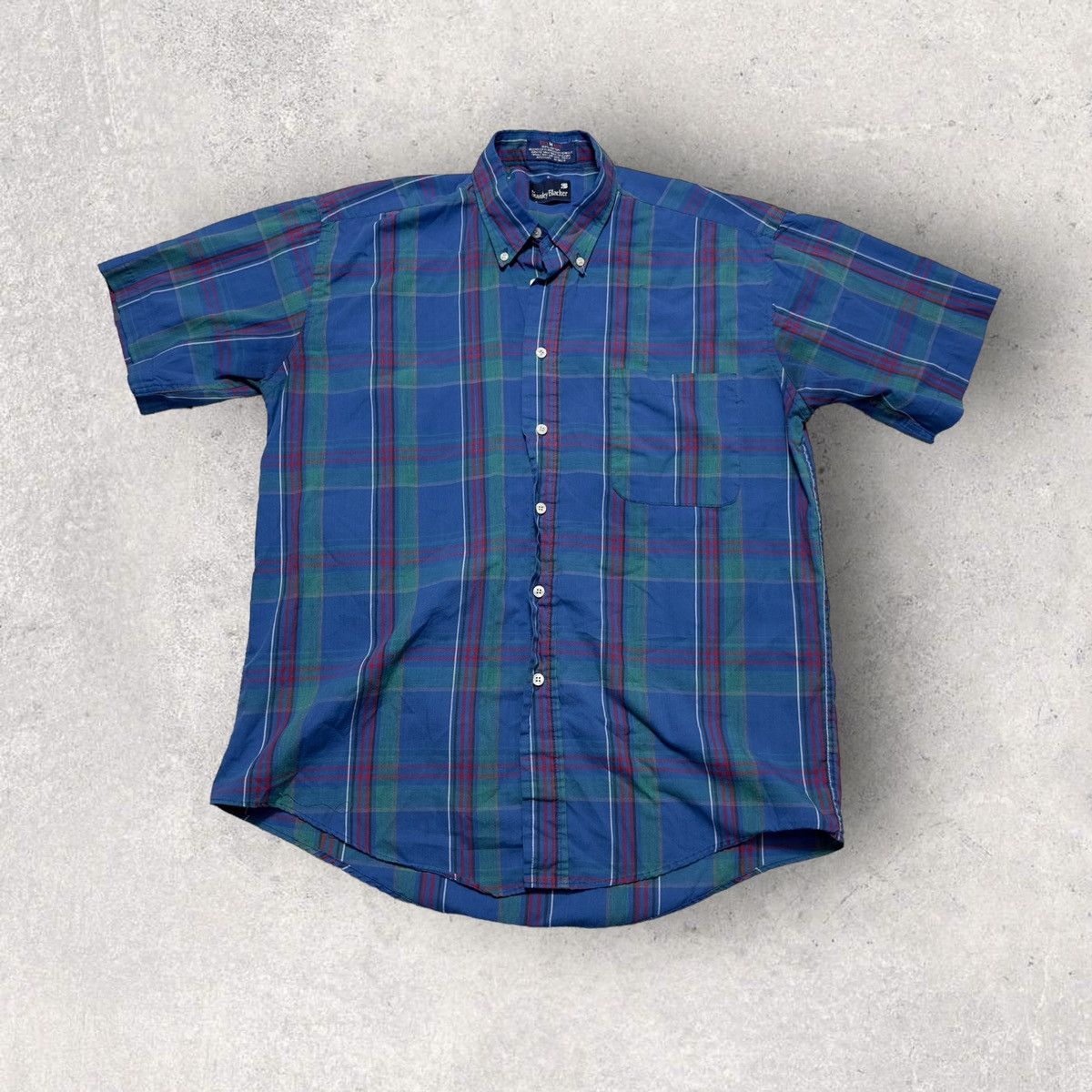 Stanley Blacker × Vintage Vintage plaid shirt Size US M / EU 48-50 / 2 - 1 Thumbnail