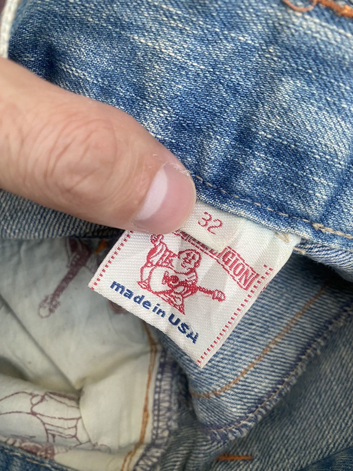 If Six Was Nine × True Religion Flare Jeans True Religion Distressed Bootcut Size US 31 - 24 Thumbnail