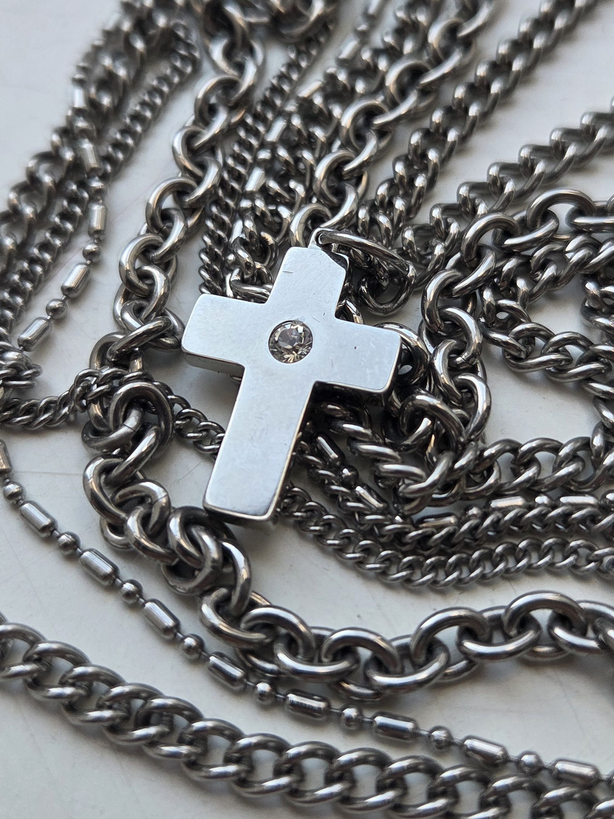 Dolce & Gabbana Dolce & Gabbana quadruple chain necklace Size ONE SIZE - 3 Thumbnail