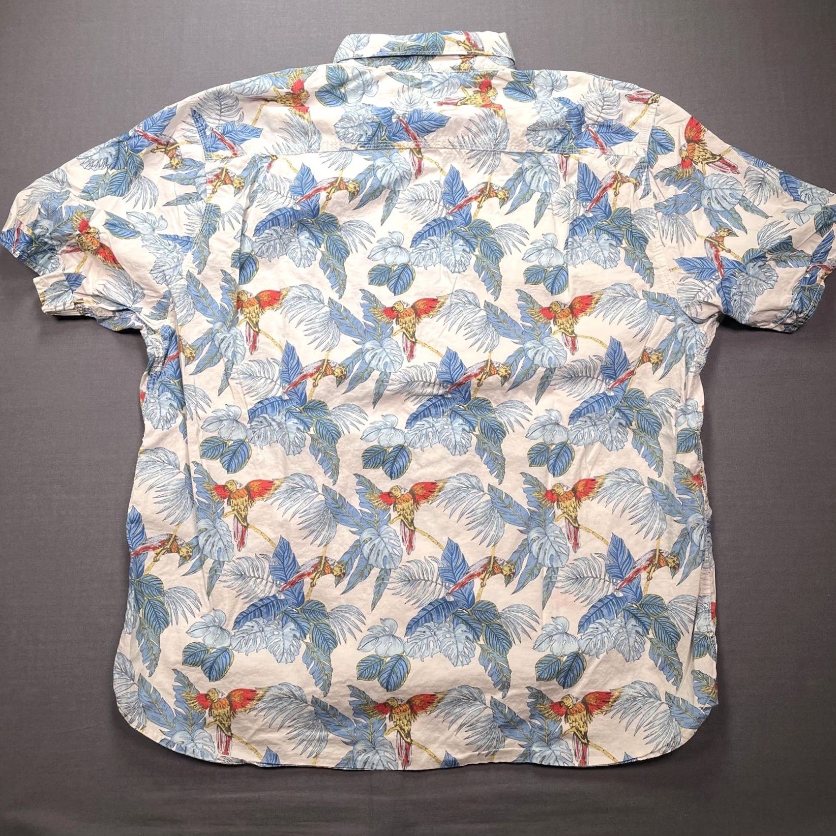 Tommy Bahama Tommy Bahama Shirt Mens L Multicolor Parrot Hawaiian Aloha Cotton Stretch Short Sleeve Button-Up Casual Size US L / EU 52-54 / 3 - 5 Thumbnail
