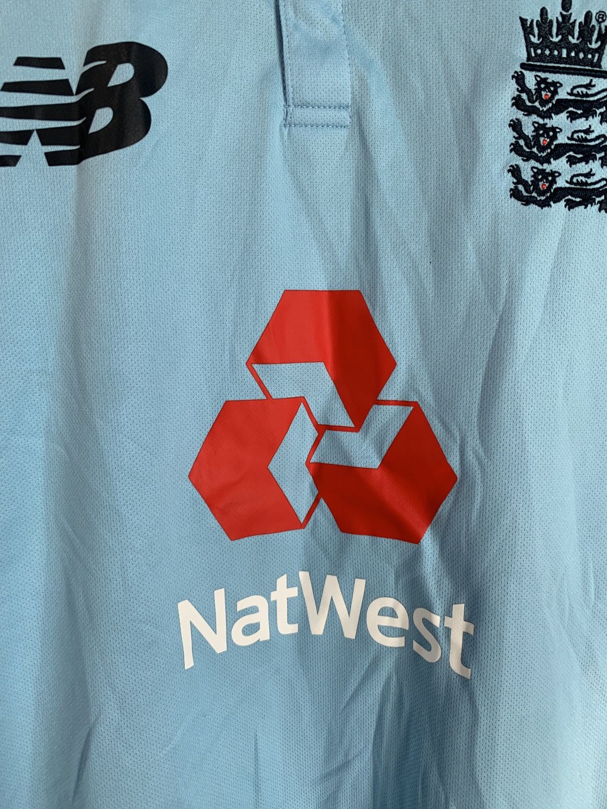 New Balance England 2019 World Cup Cricket Shirt New Balance Jersey Sz L Size US L / EU 52-54 / 3 - 5 Thumbnail