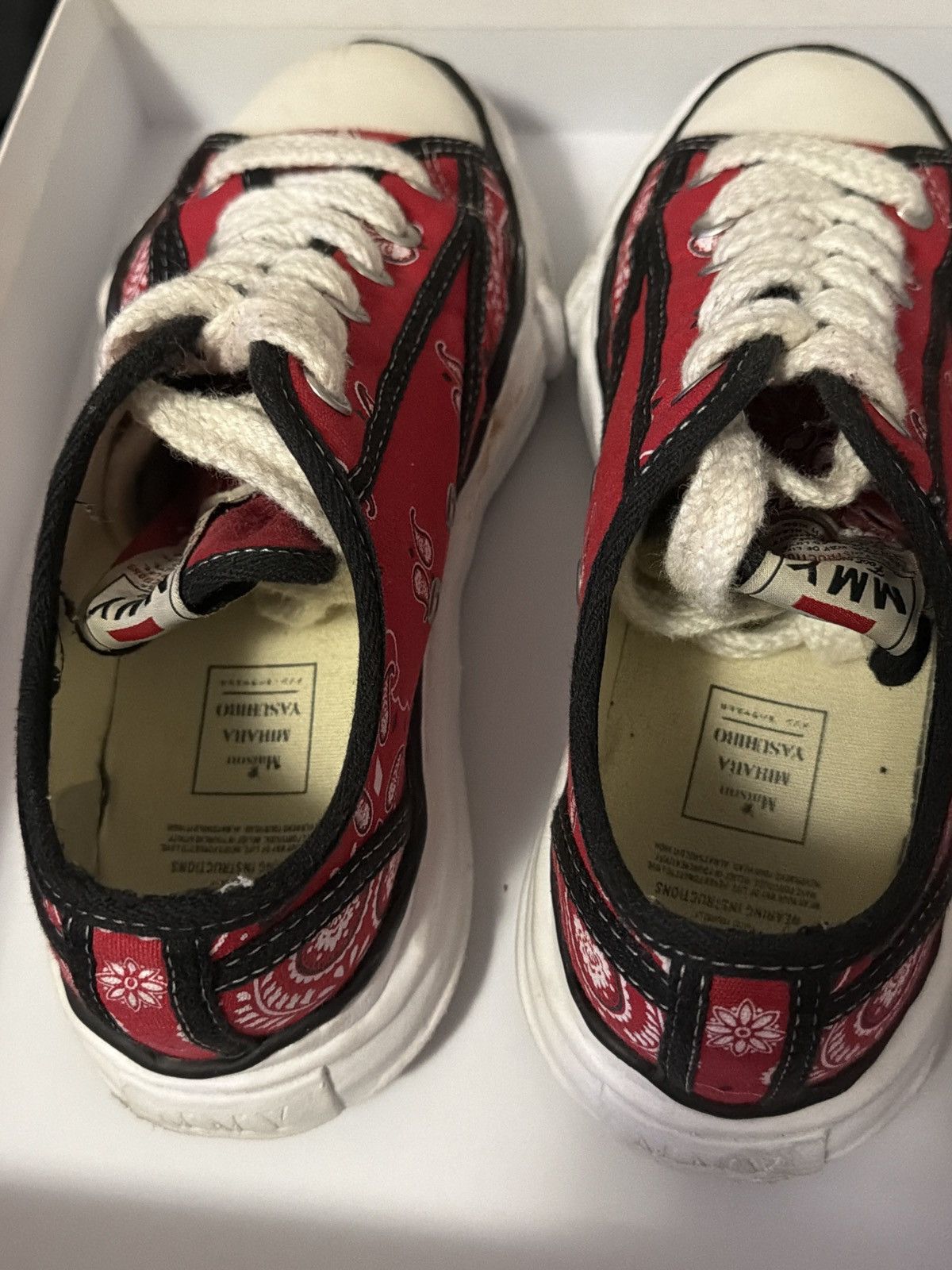 Maison MIHARA YASUHIRO Maison Mihara Yasuhiro Bandana Canvas Sneaker Size US 7 / EU 40 - 5 Thumbnail