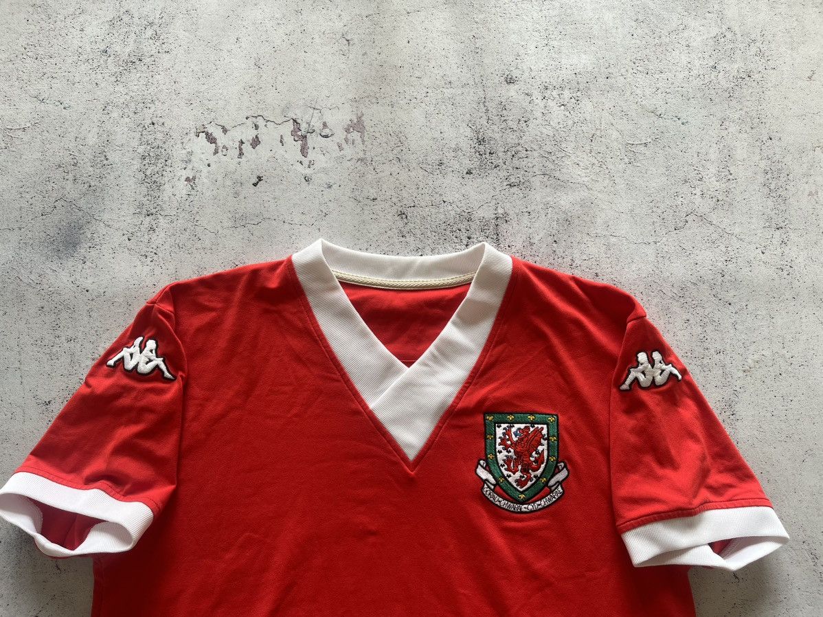 Kappa × Vintage KAPPA WALES NATIONALS 2006/2007 HOME SOCCER JERSEY,FOOTBALL Size US XL / EU 56 / 4 - 2 Thumbnail