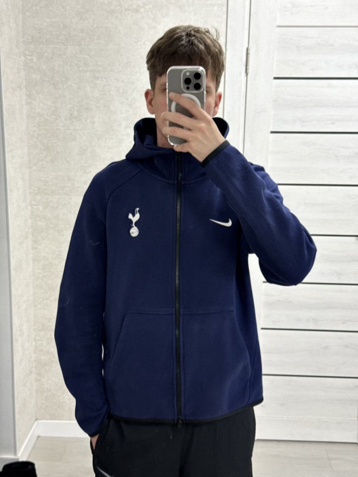 Nike Nike Tech Fleece Tottenham Hotspur Full Zip Hoodie Drill Y2K Size US M / EU 48-50 / 2 - 11 Thumbnail