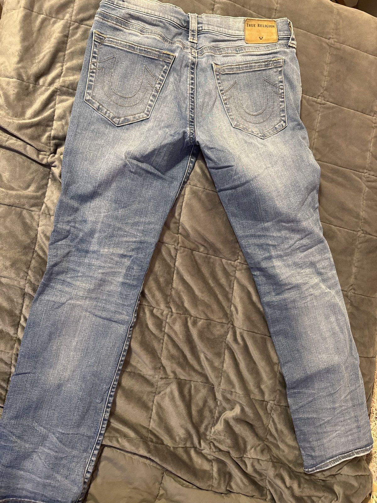 True Religion Ricky Relaxed Straight Jeans Size US 34 / EU 50 - 3 Thumbnail