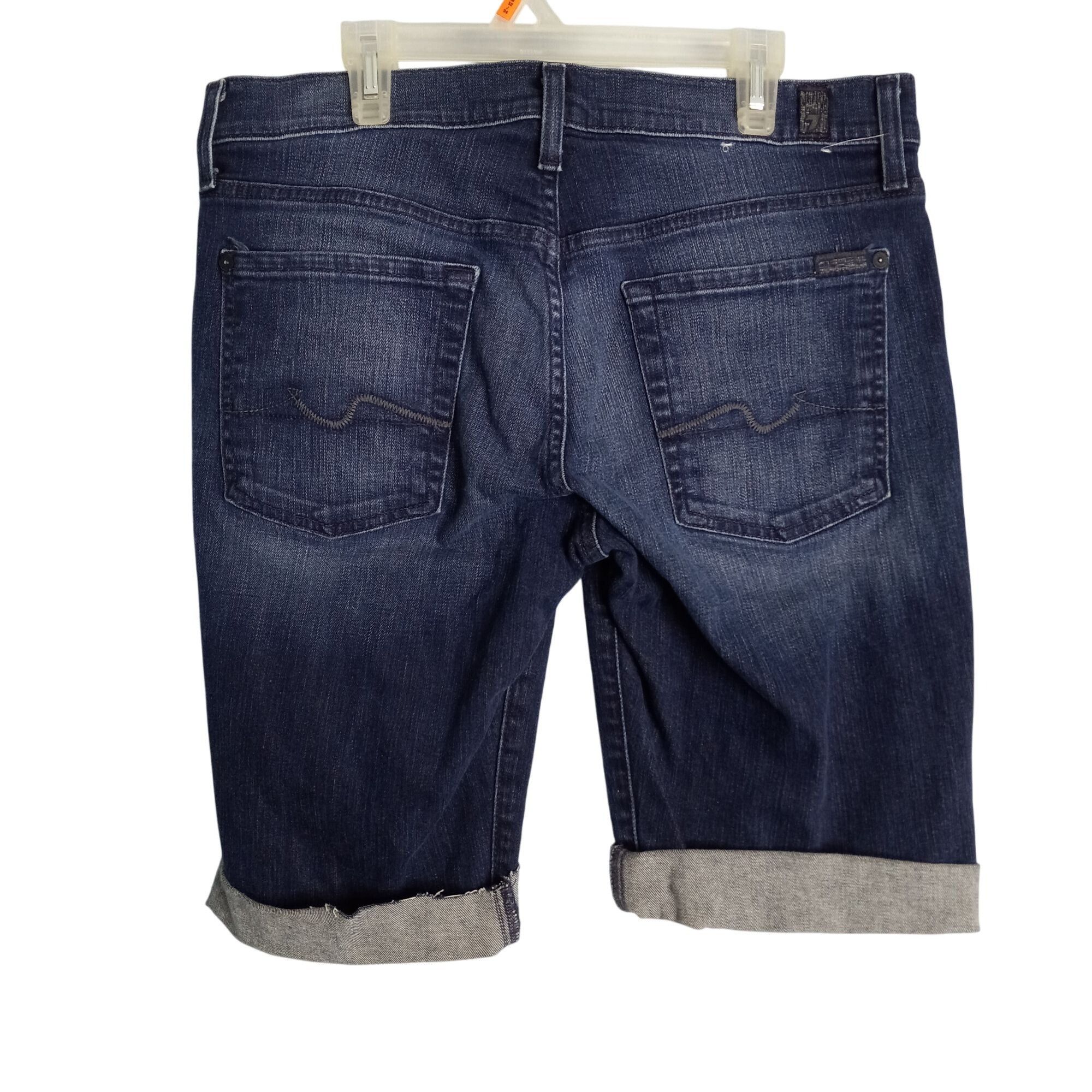 7 For All Mankind 7 For All Mankind Size 31 Shorts Mens Denim Blue Jeans Cut O Size US 31 - 2 Thumbnail