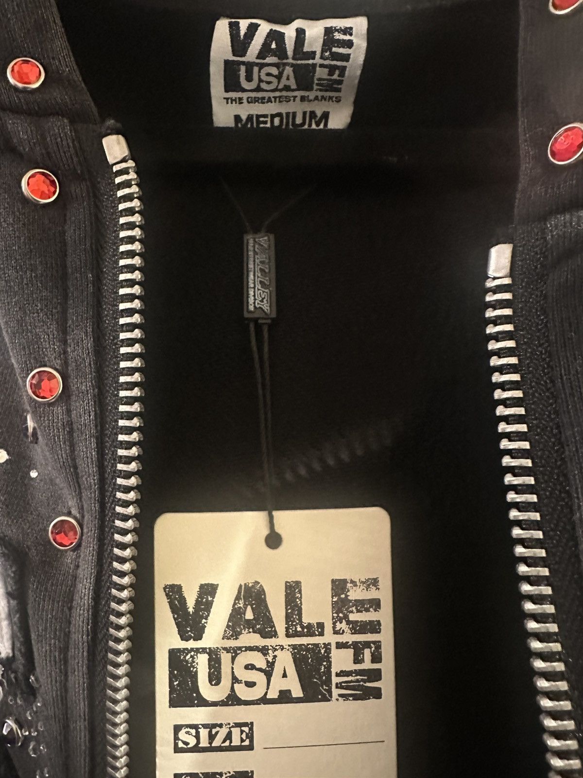 Vale Vale black classico zip up hoodie Size US M / EU 48-50 / 2 - 8 Thumbnail