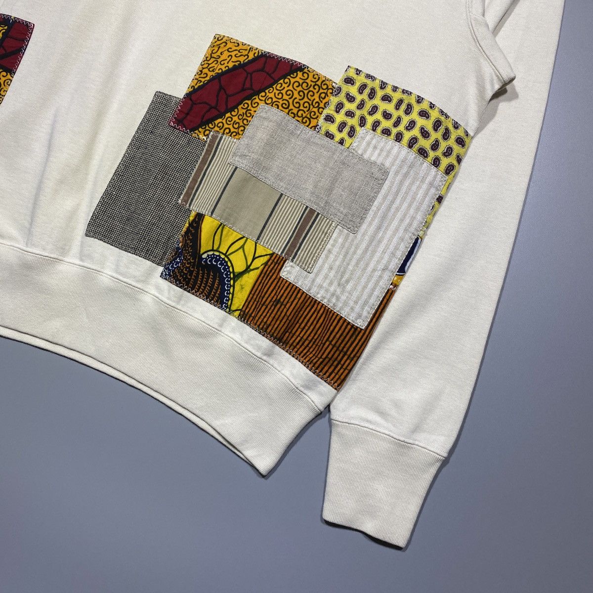 EYE Junya Watanabe - Merz B. Schwanen Patchwork Crewneck