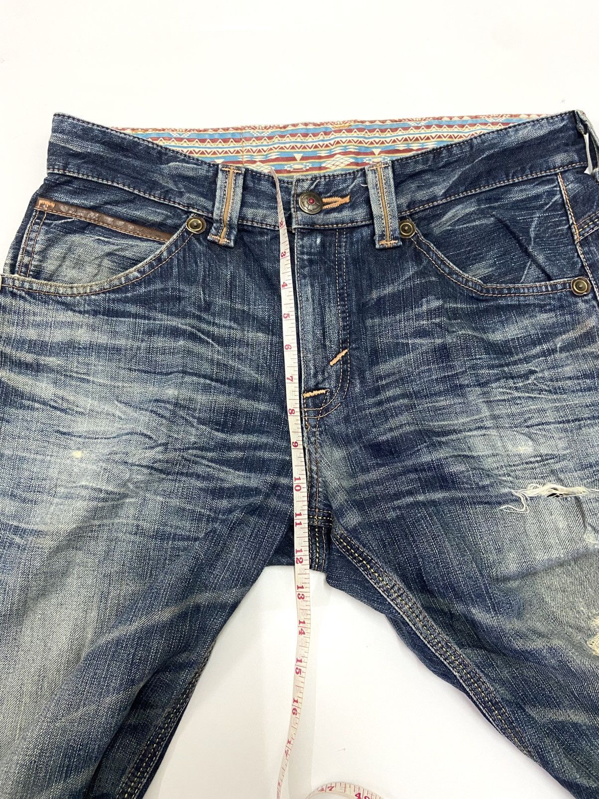 Edwin Edwin Exclusive Vintage Distressed JEANS Size US 32 / EU 48 - 12 Thumbnail
