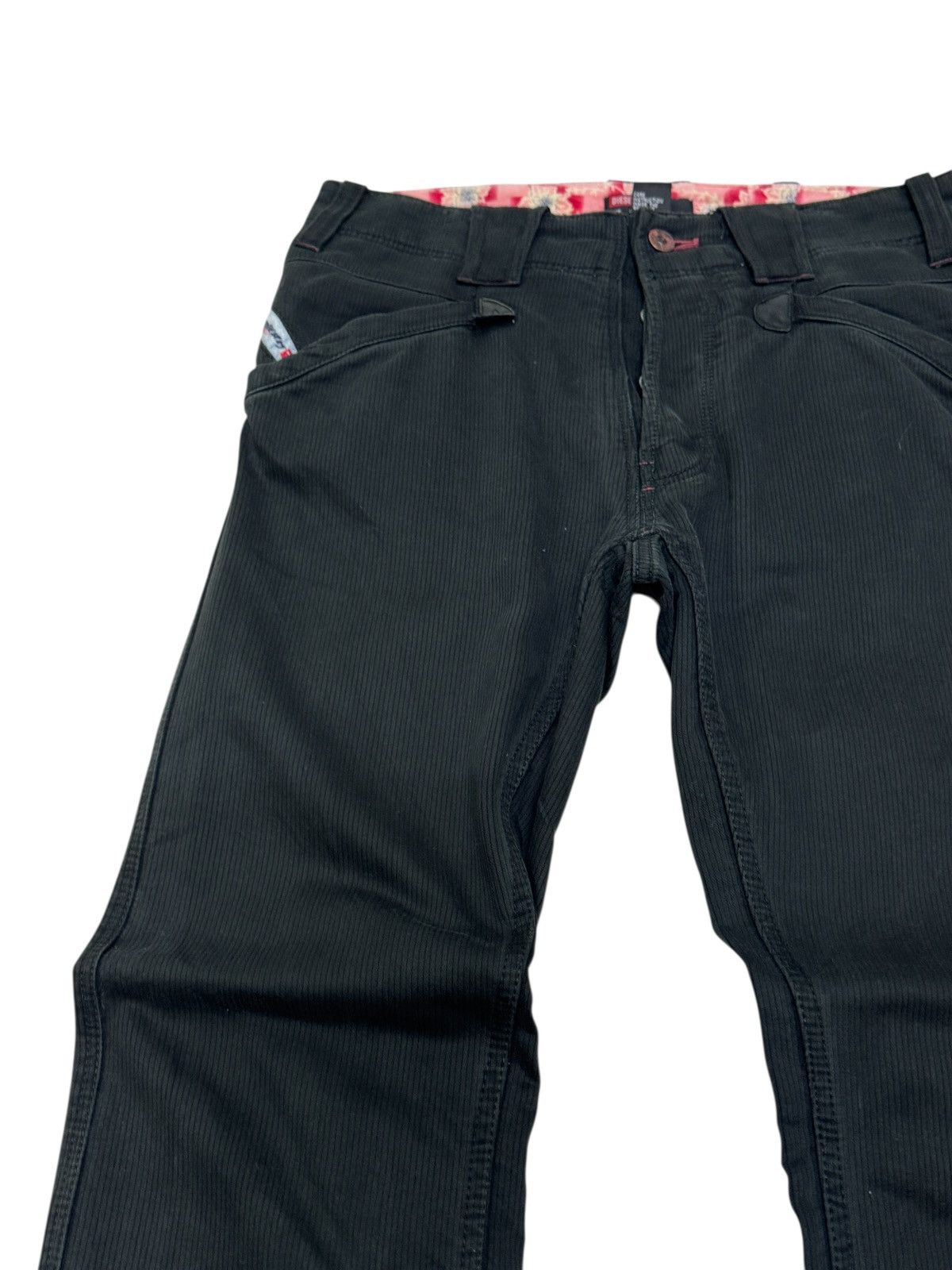 Diesel Diesel Industry Pinstriped Black Pant Size US 30 / EU 46 - 4 Thumbnail