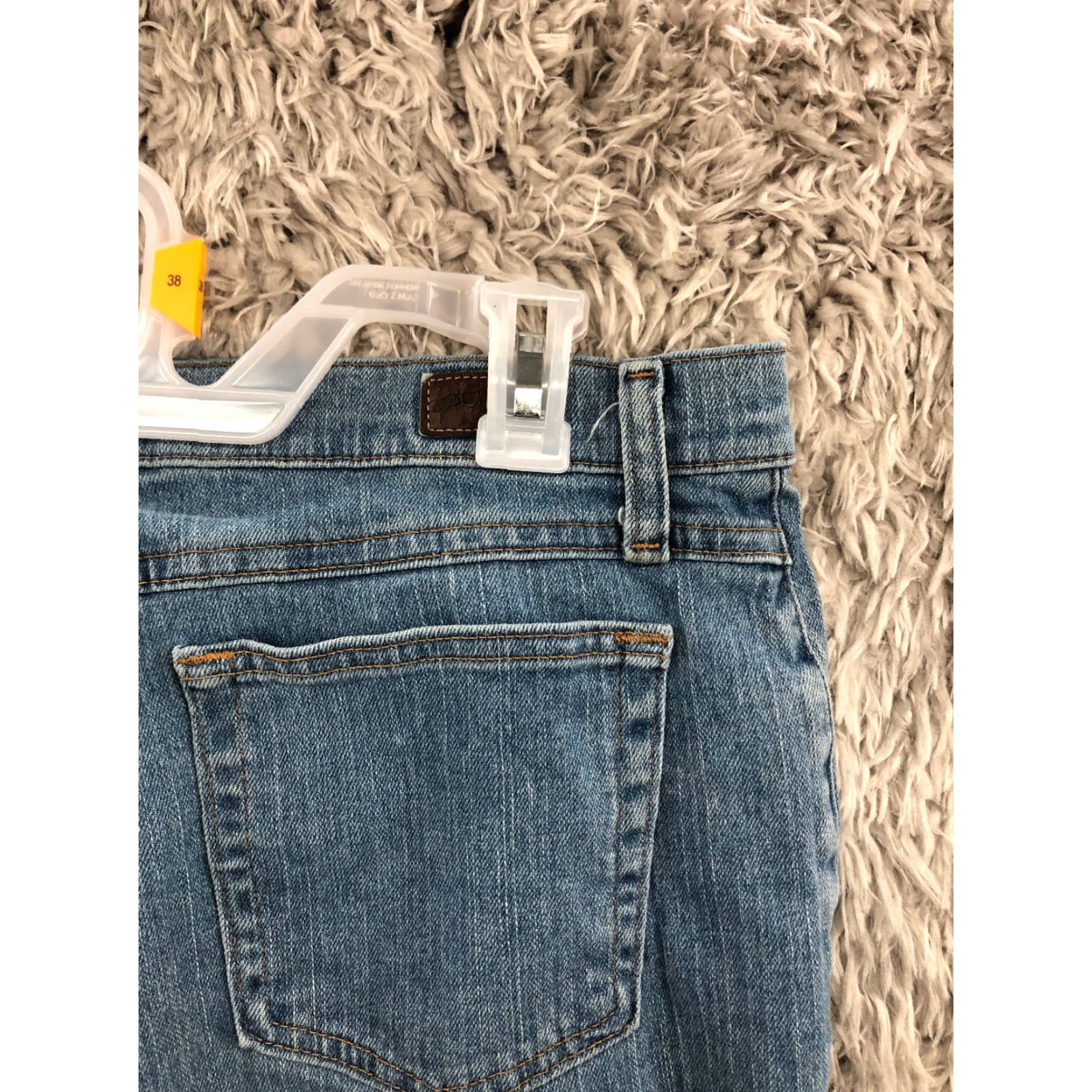 Vintage Riders Jeans Size 12 Womens Mid Rise Dark Wash Blue Denim Straight - Brand Riders - 5-Pocket - Dark Denim - Womens - Jeans Size 34" / US 12 / IT 48 - 6 Thumbnail