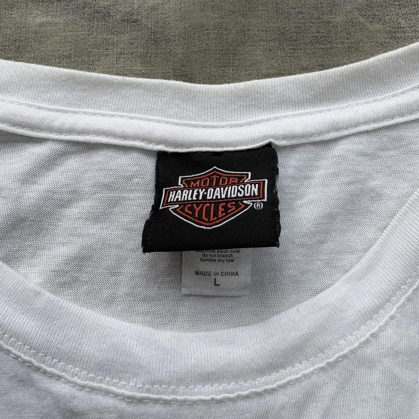 Harley Davidson Vintage Y2K Harley Davidson Louisiana Grunge Biker Shirt Size L / US 10 / IT 46 - 6 Thumbnail