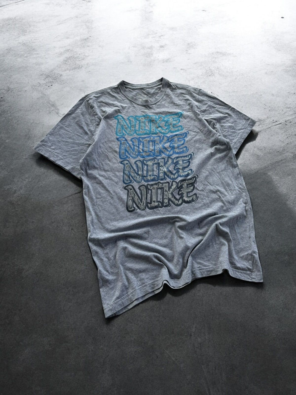 Nike × Vintage Vintage Nike Logo Tee vintage Size US XL / EU 56 / 4 - 2 Thumbnail