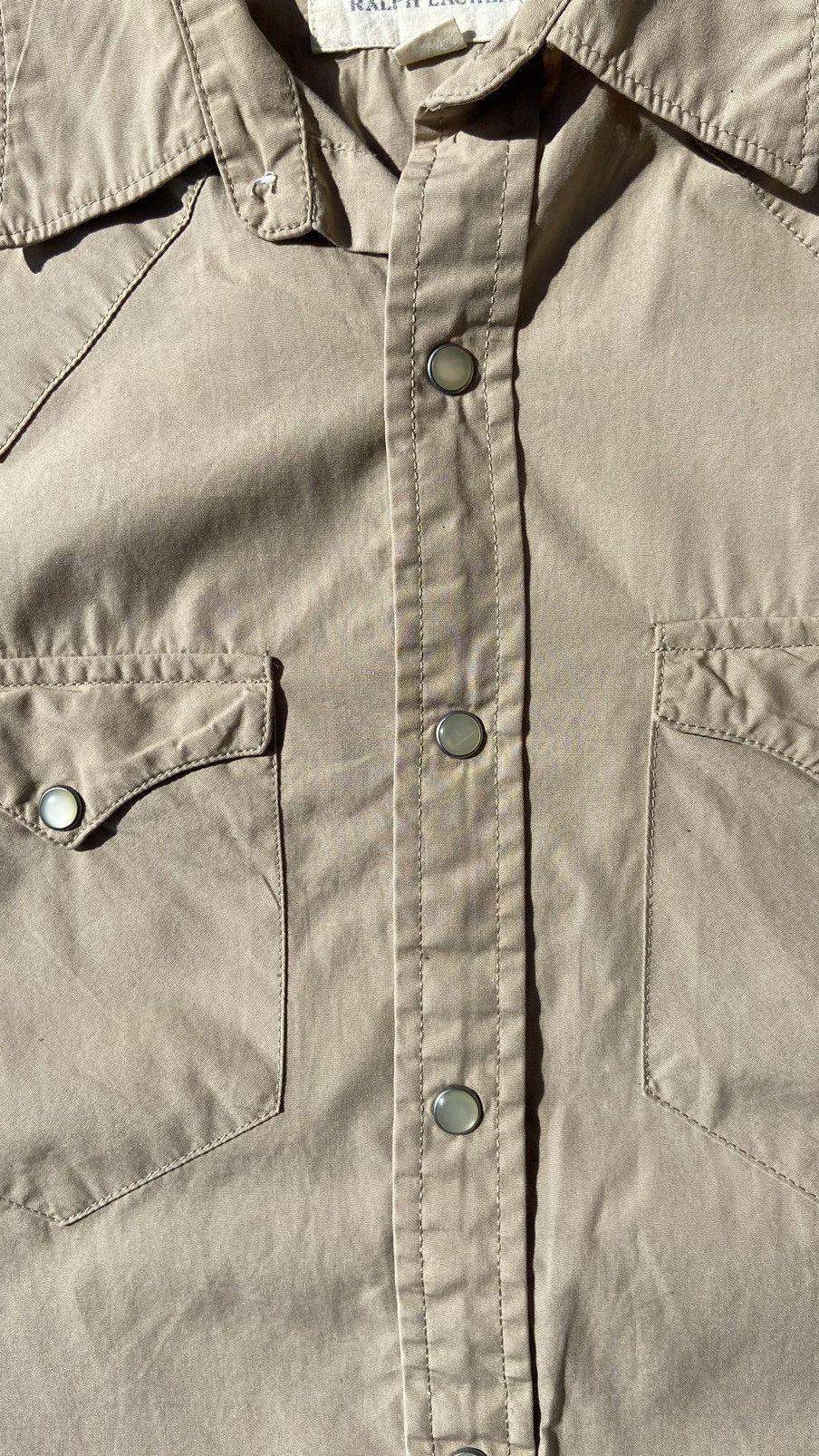 Vintage 🟤 Denim & Supply Ralph Lauren Shirt Pearl Short Sleeve tee🟤 Size US S / EU 44-46 / 1 - 4 Thumbnail