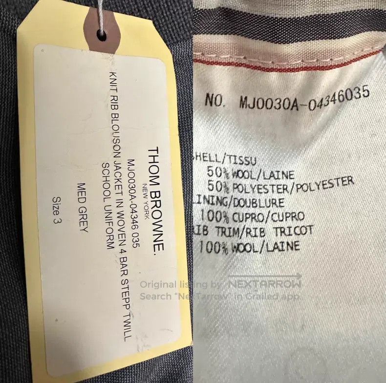 Thom Browne Thom Browne Wool Jacket Size US L / EU 52-54 / 3 - 2 Thumbnail