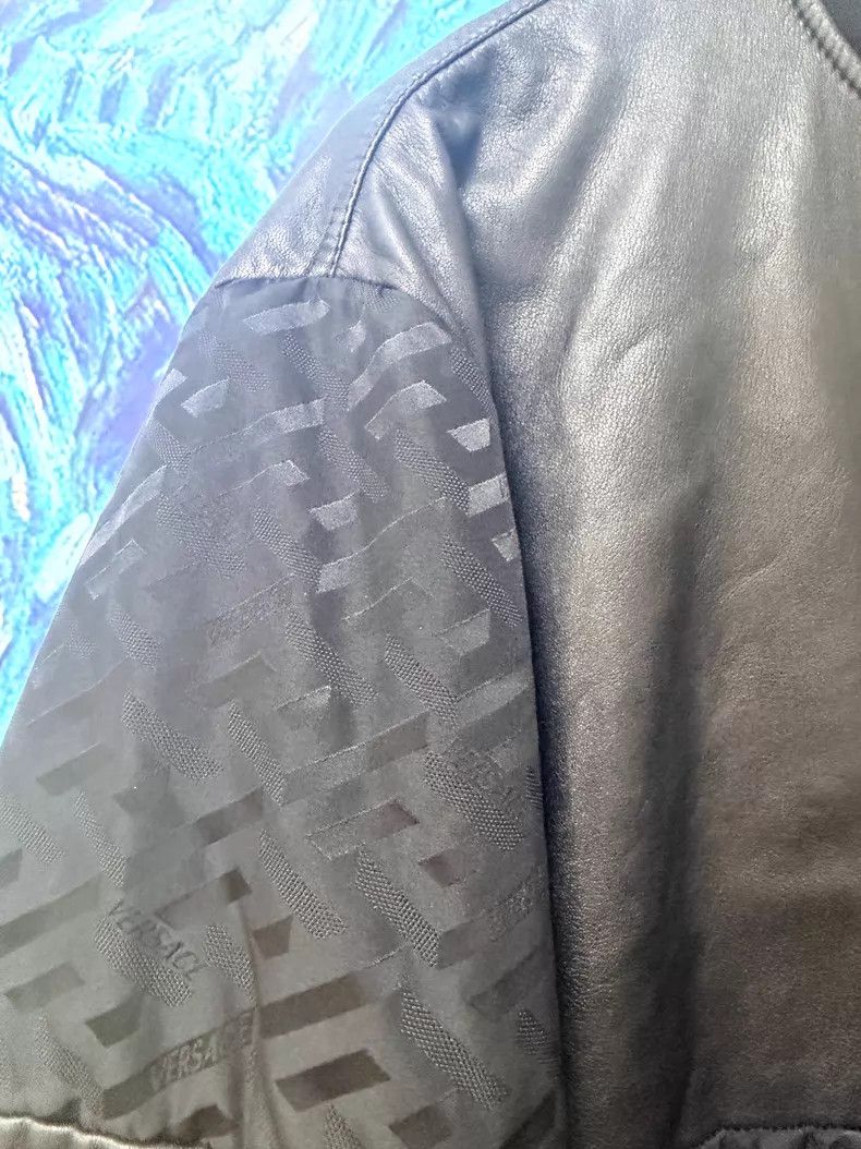 Versace Versace Leather jacket, leather jacket, cotton jacket, top Size US M / EU 48-50 / 2 - 3 Thumbnail