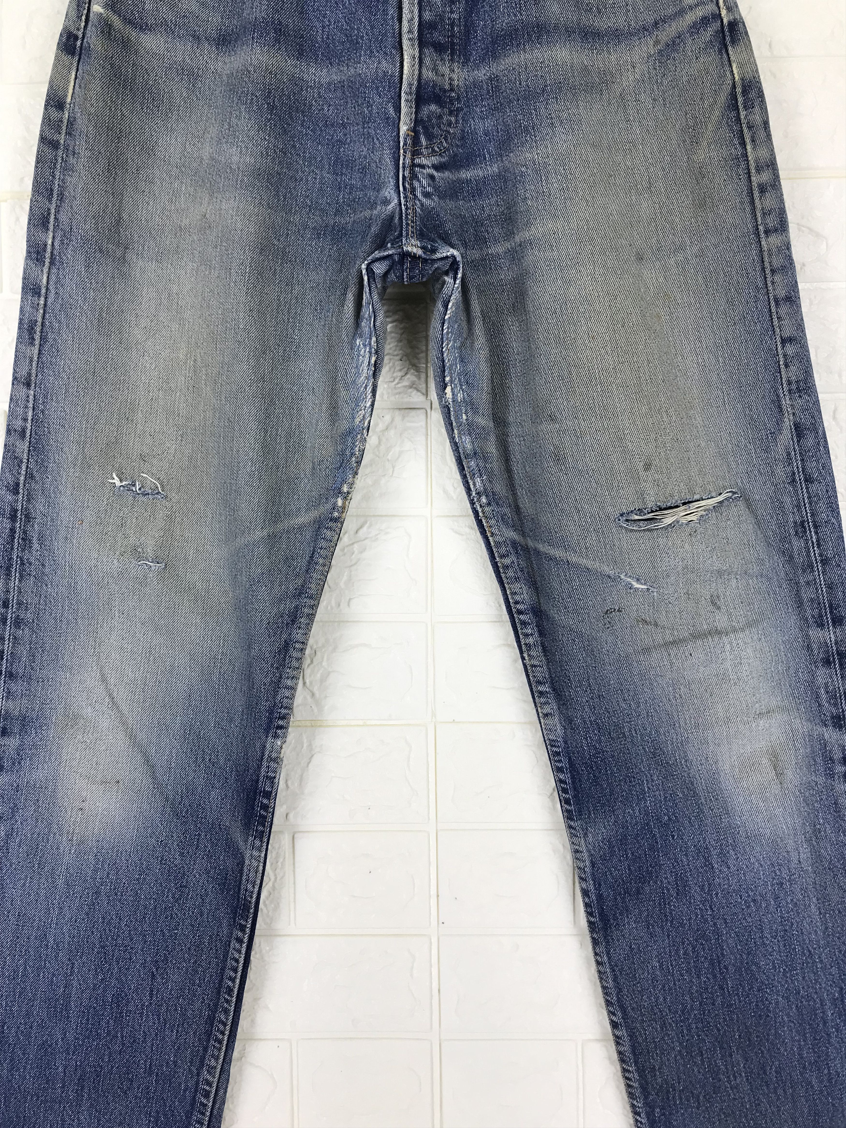 Levi's Vintage Levi's 501 Mud Wash Jeans Distressed Denim Size US 31 - 3 Thumbnail