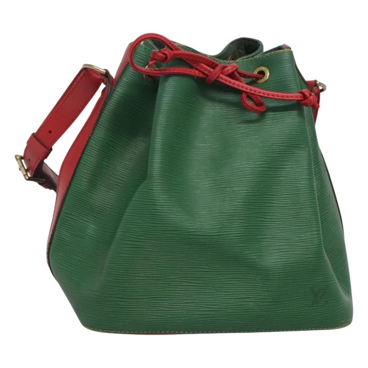 Louis Vuitton LOUIS VUITTON Epi Petit Noe Shoulder Bag Bicolor Green Red Size ONE SIZE - 1 Thumbnail