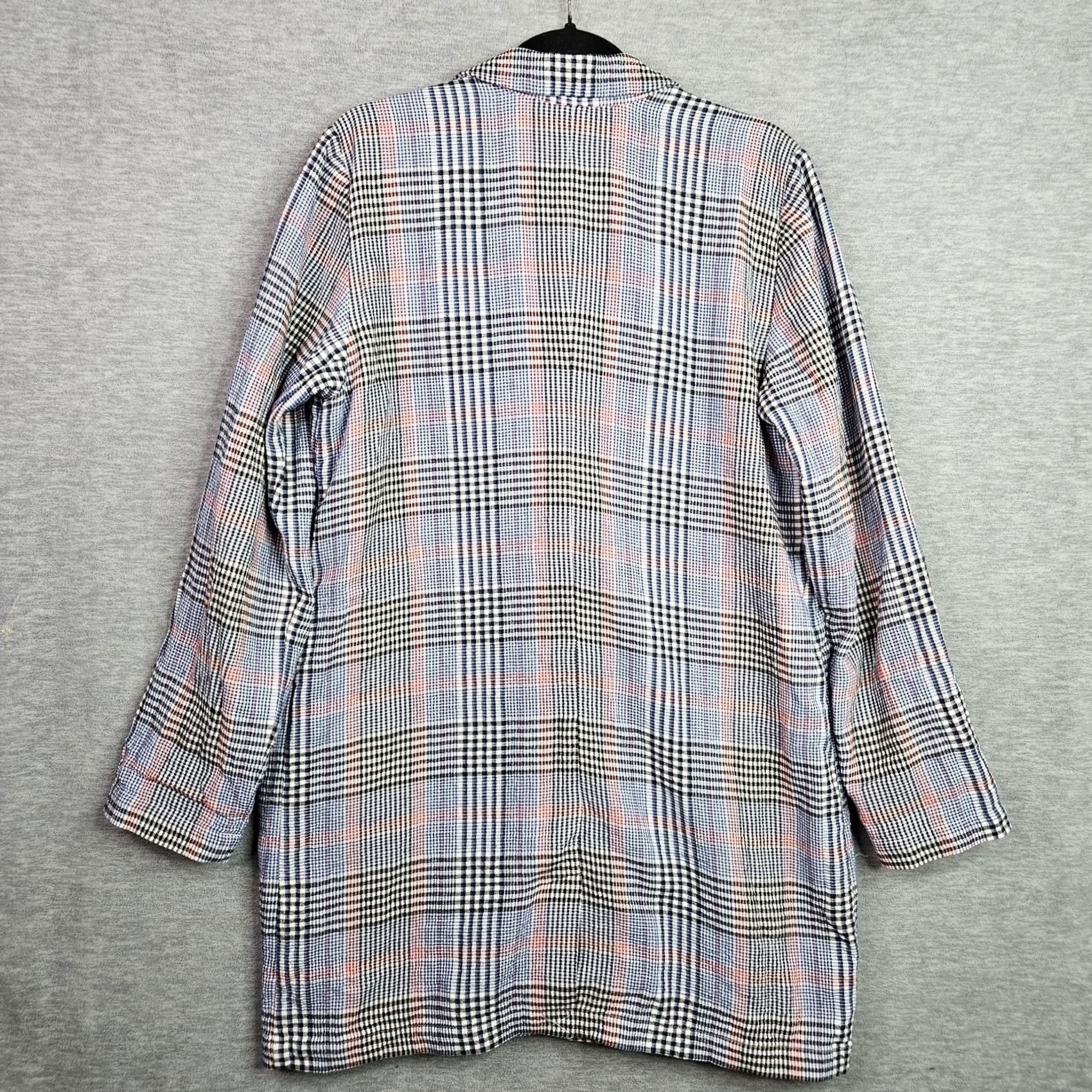 J. Jill J.JILL Button Up Lightweight Blazer Jacket Multicolor Solid Long Sleeve Regular Fit M Womens Size M / US 6-8 / IT 42-44 - 2 Thumbnail