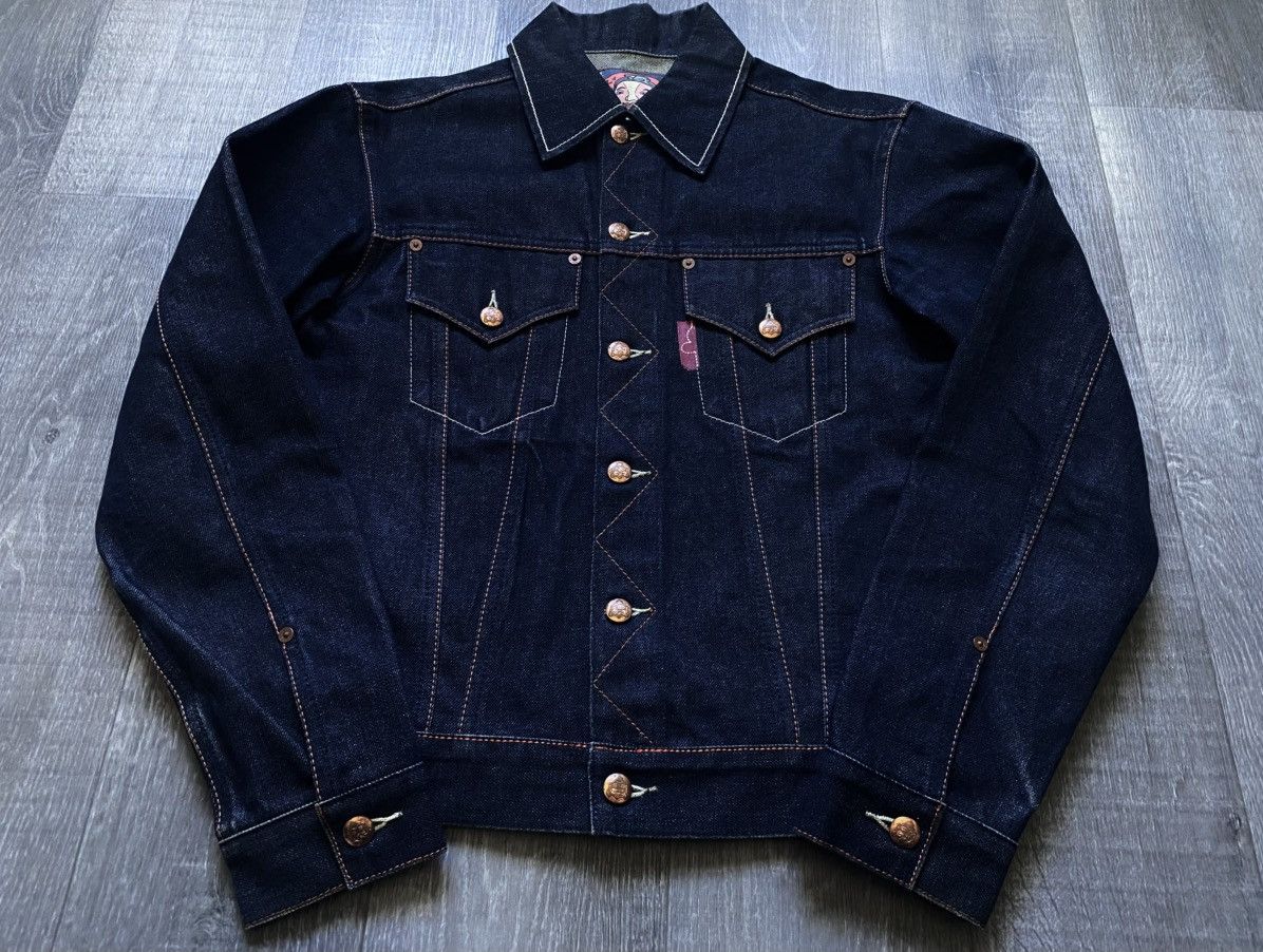 Evisu Evisu Maniacs Embroidered Logo Heritage Denim Jeans Jacket Size M / US 6-8 / IT 42-44 - 5 Thumbnail