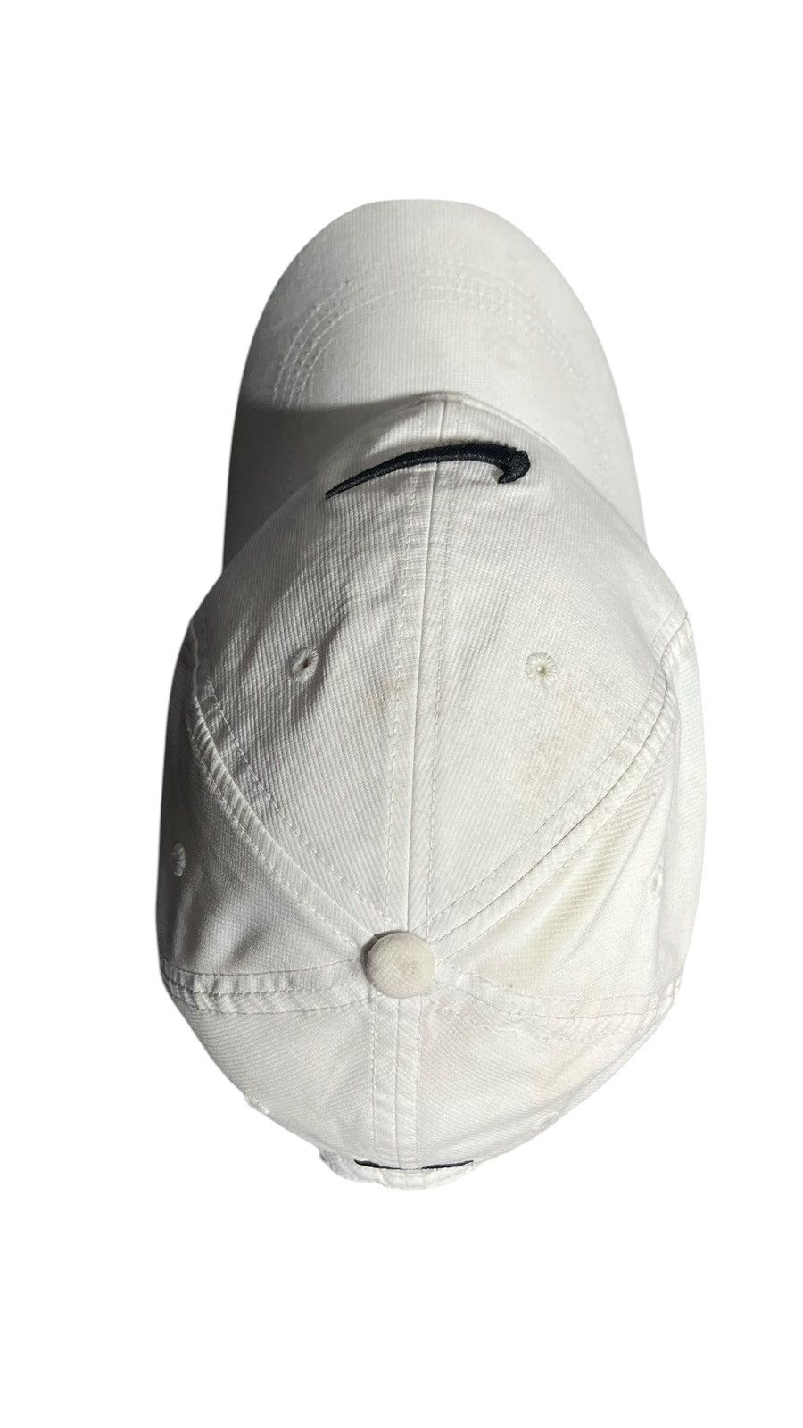 Nike Y2K Nike Golf White Hat with Black Swoosh Snapback Size ONE SIZE - 8 Thumbnail