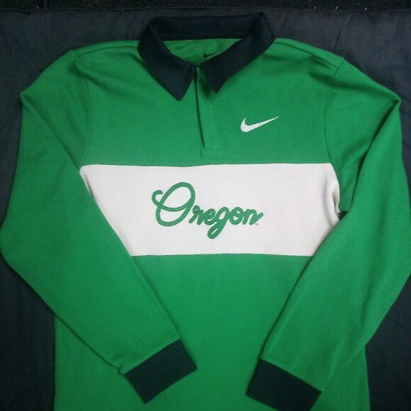 NCAA × Nike Nike Dri-Fit Oregon Ducks Script Spell Out Polo Shirt Size US L / EU 52-54 / 3 - 2 Thumbnail