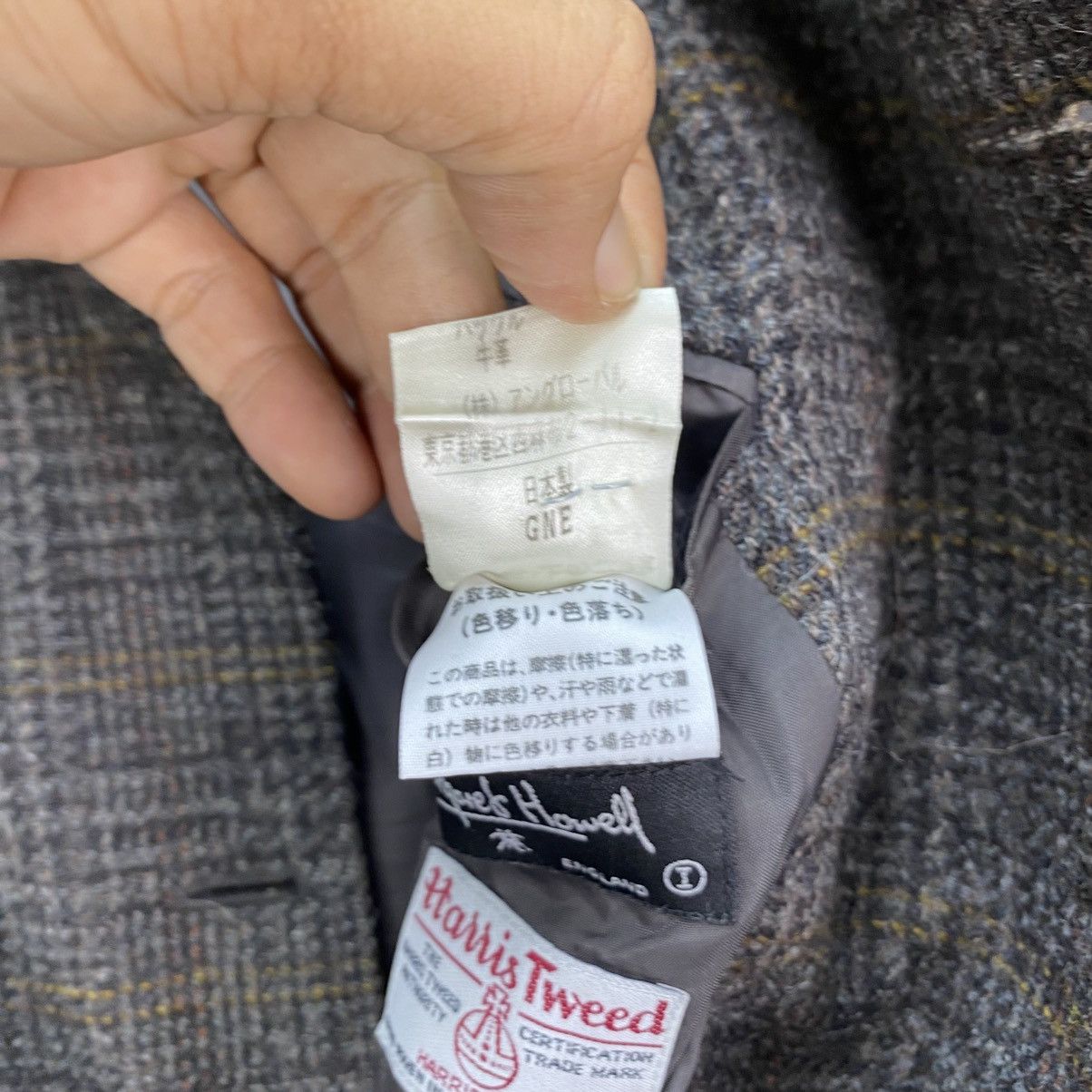 Harris Tweed 🫶 Margaret Howell Glen Plaid check wool double breast Belted Size S / US 4 / IT 40 - 5 Thumbnail