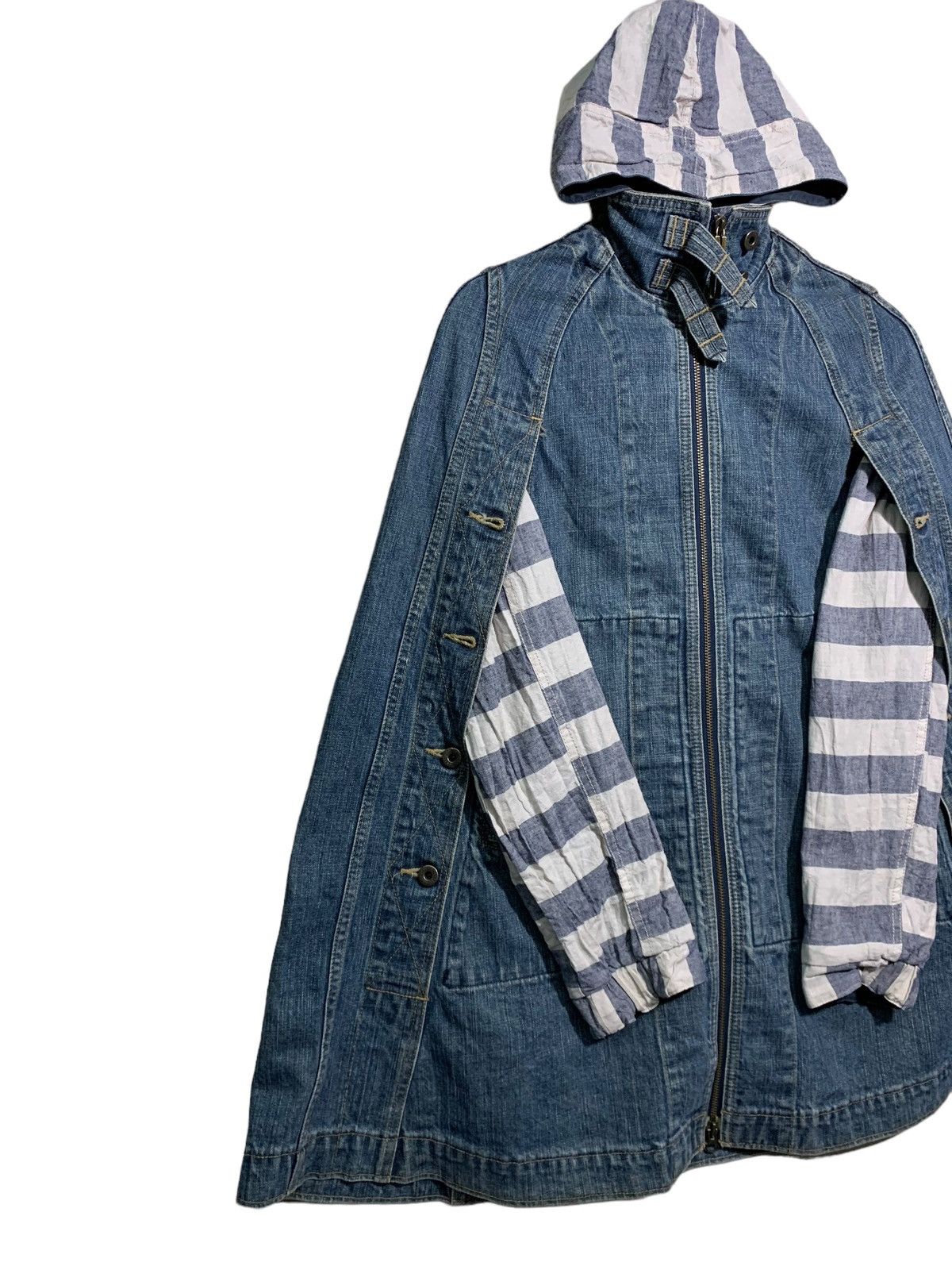 Hysteric Glamour 🔥HYSTERIC GLAMOUR DENIM PONCHO JACKET Size US L / EU 52-54 / 3 - 2 Thumbnail
