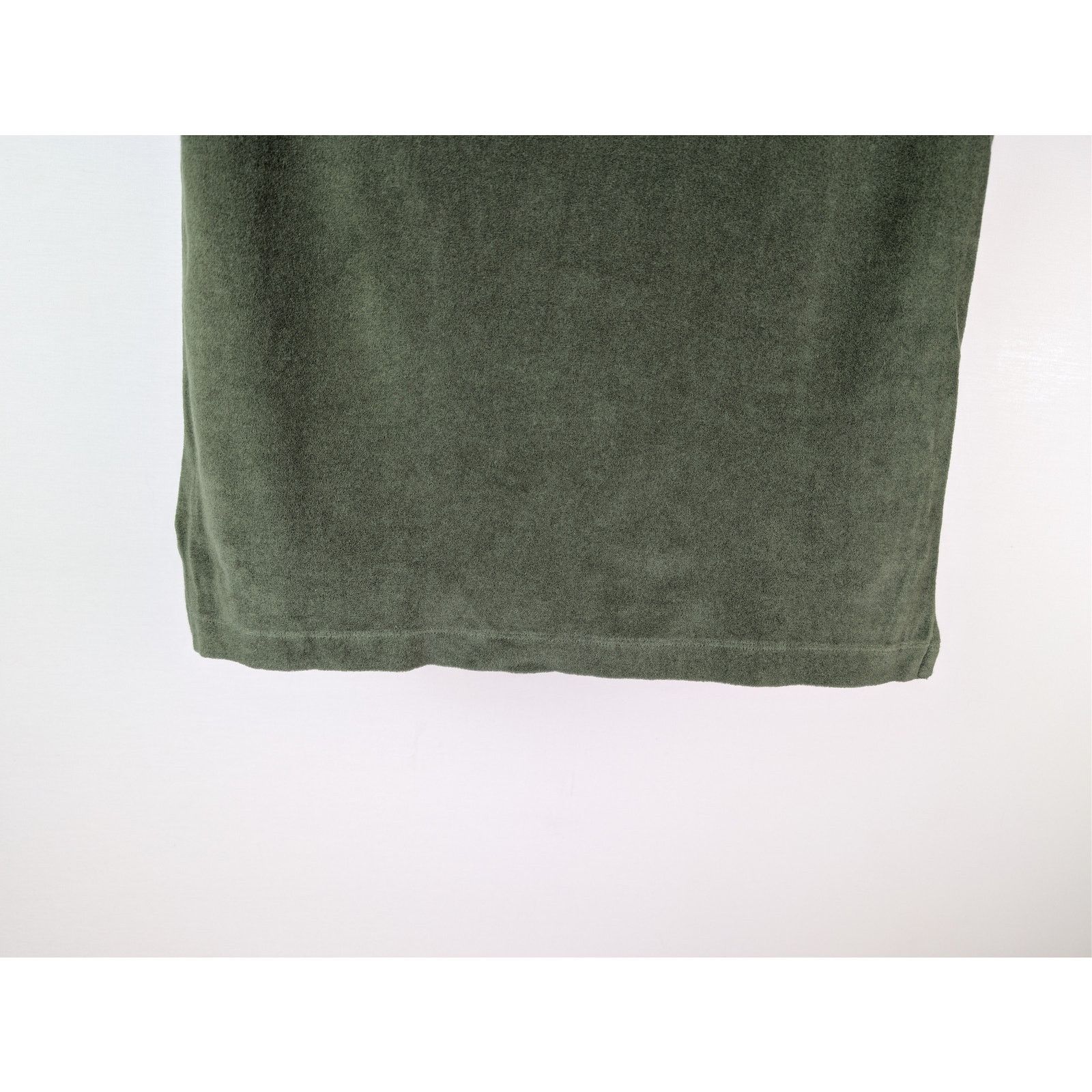 Tom Ford o1rshd1 CC20 cotton-blend terry polo shirt in olive green Size US S / EU 44-46 / 1 - 12 Thumbnail