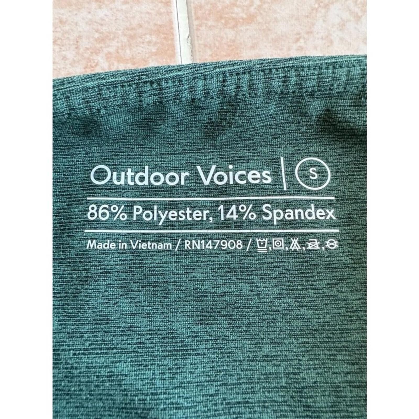 Outdoor Voices Outdoor Voices Warm-up Leggings Hunter Green Women Size S Size 28" / US 6 / IT 42 - 6 Thumbnail