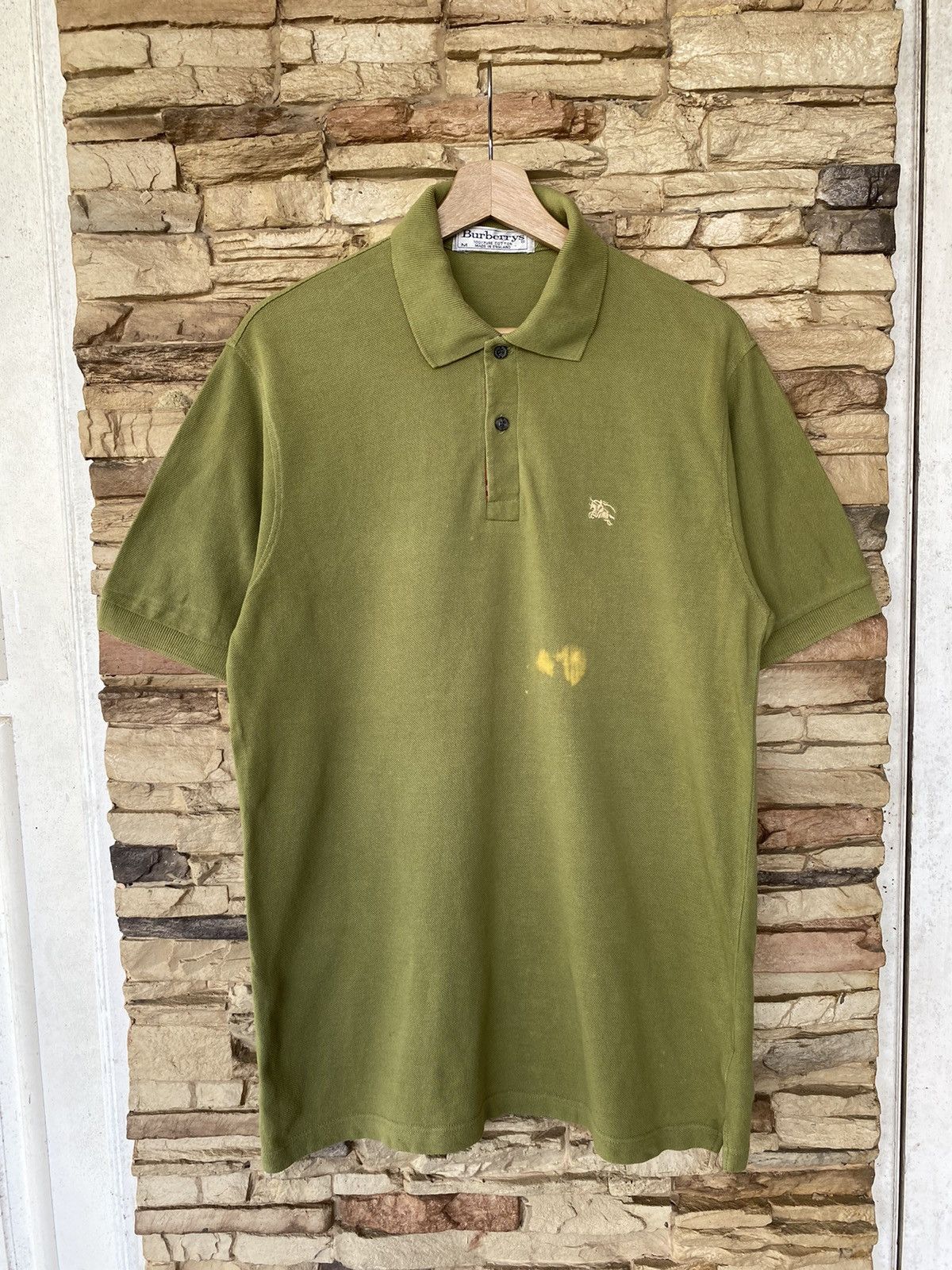 Burberry Vintage Burbery England Made Nova Check Polo Shirt Size US M / EU 48-50 / 2 - 2 Thumbnail