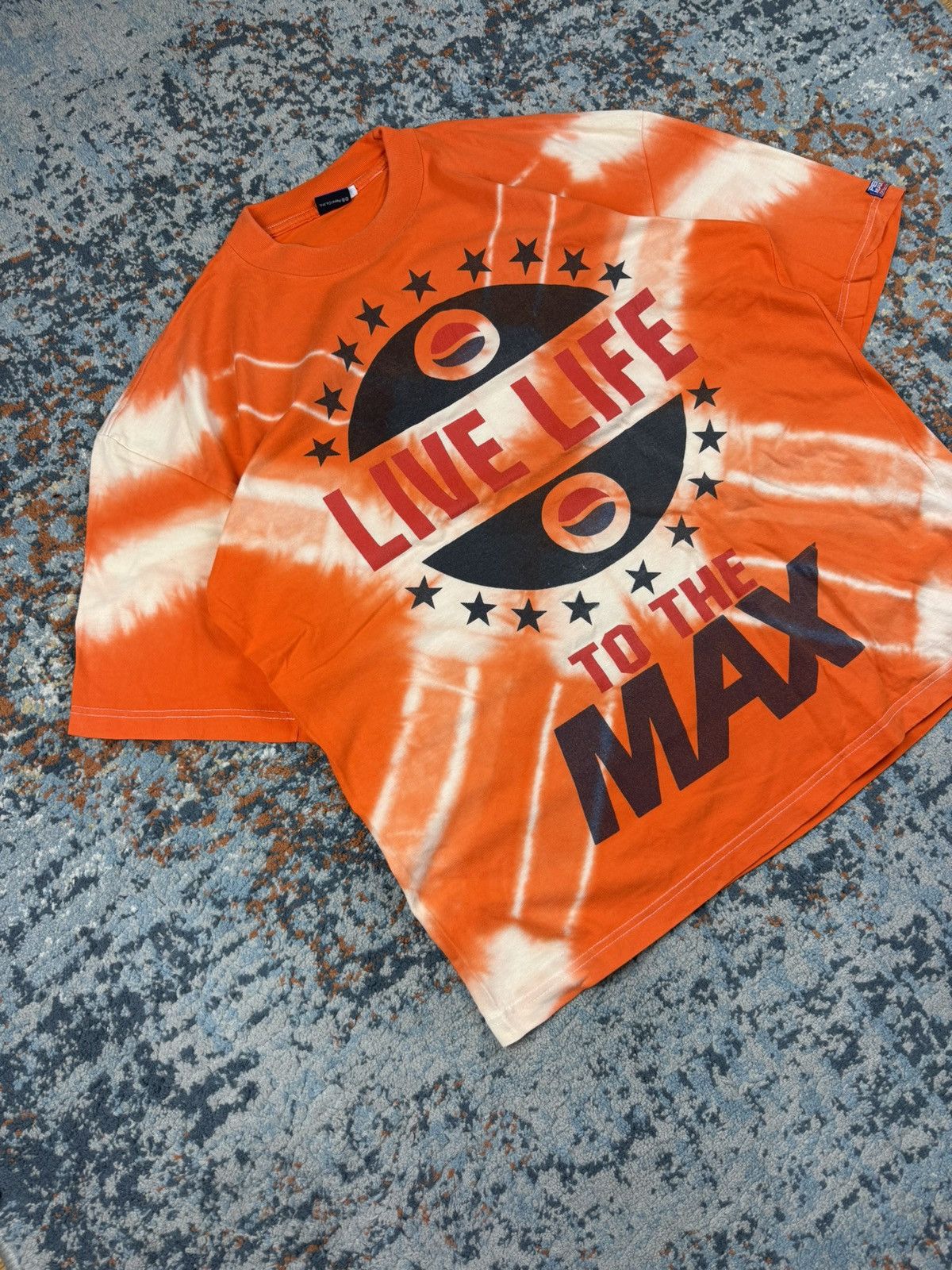 Pepsi × Vintage Vintage 90s Pepsi Max tie dye graphic tee festival Coca Cola Size US XL / EU 56 / 4 - 3 Thumbnail