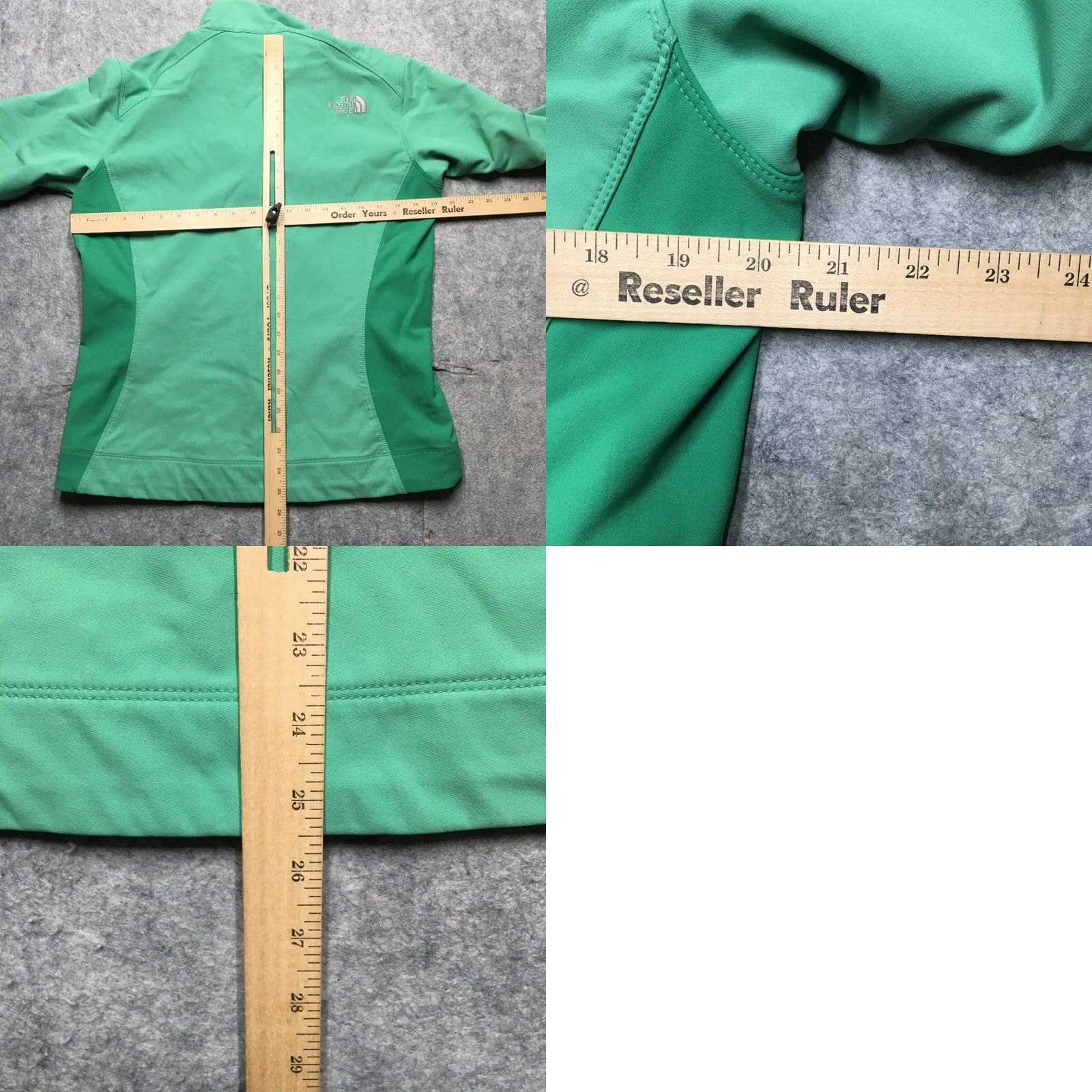 The North Face The North Face Apex Softshell Jacket Womens L Sea Foam Green Performance Hike Size L / US 10 / IT 46 - 9 Thumbnail