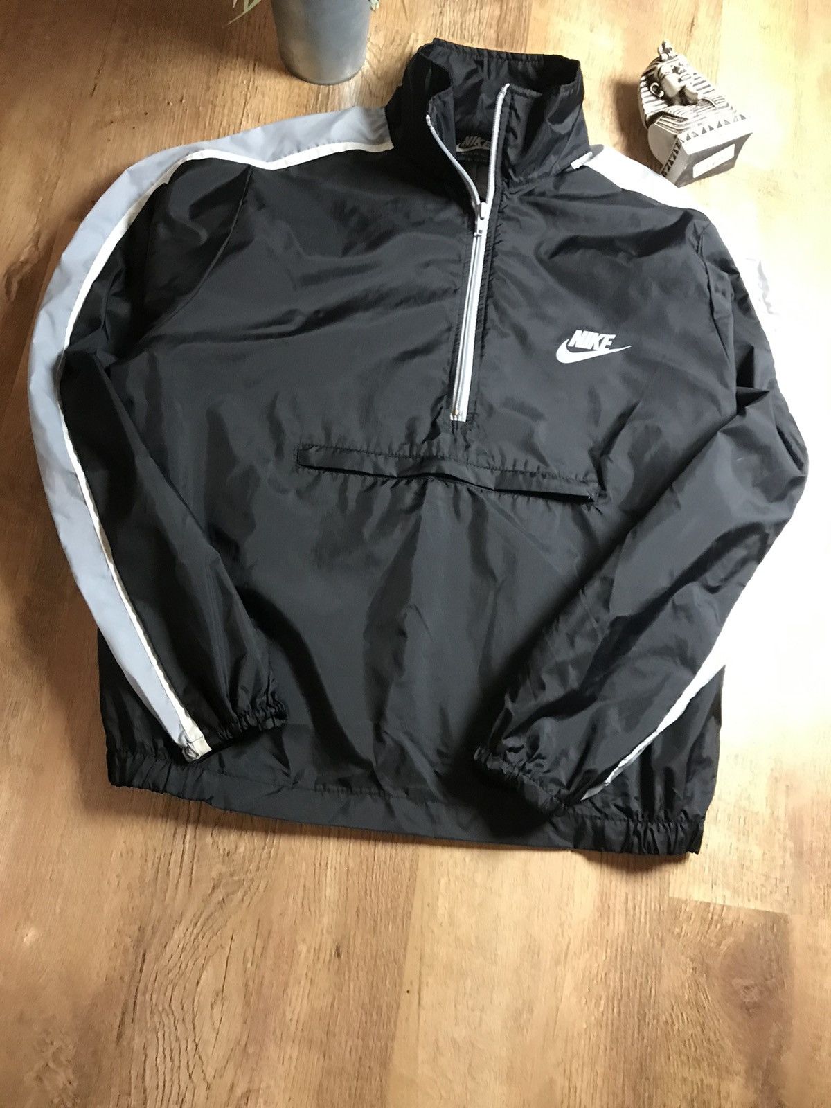 Nike × Vintage Rare Nike Vintage Nylon Anorak light jacket made in Taiwan Size US S / EU 44-46 / 1 - 3 Thumbnail