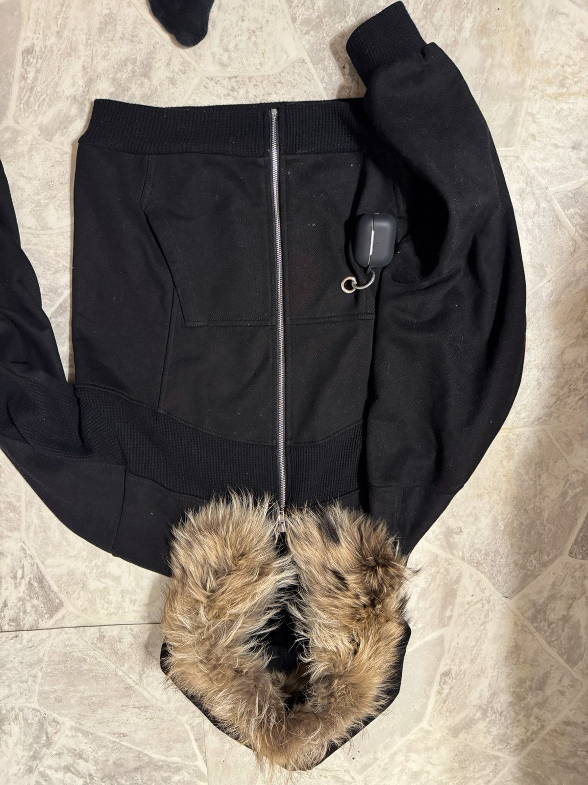 Other Rare Waffle Paneled Zip Up Hoodie sweater Size US L / EU 52-54 / 3 - 2 Thumbnail
