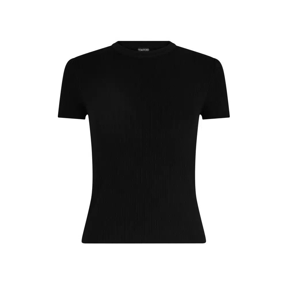 Tom Ford o1loc1c0325 MAK1250 T-Shirt in Black Size S / US 4 / IT 40 - 1 Thumbnail