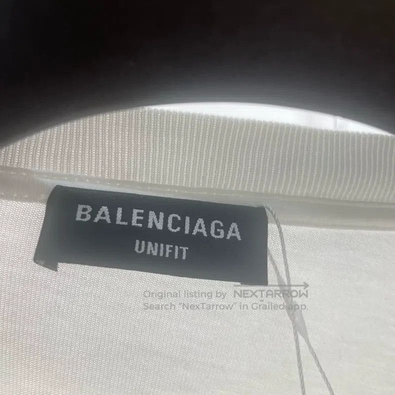 Balenciaga Balenciaga Chest Scissors White Logo Short Sleeve Size US S / EU 44-46 / 1 - 4 Thumbnail