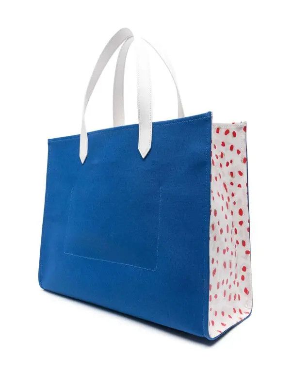 Balmain o1s1wg111225 Size:OS/La Fraise Tote Bag in Blue/White Size ONE SIZE - 2 Thumbnail