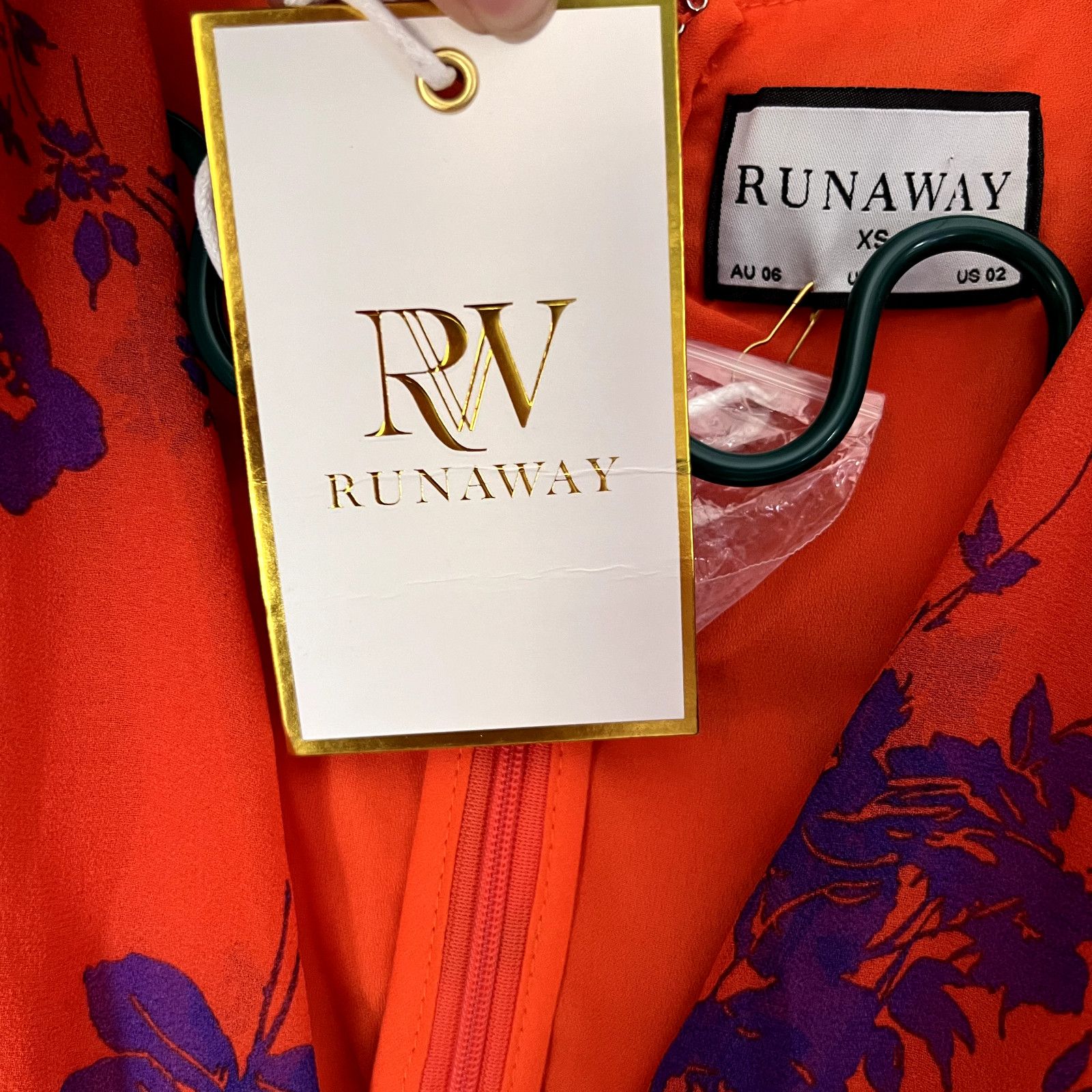Other NWT Runaway The Label Finlay Mini Floral Dress XS/2 Size XS / US 0-2 / IT 36-38 - 5 Thumbnail